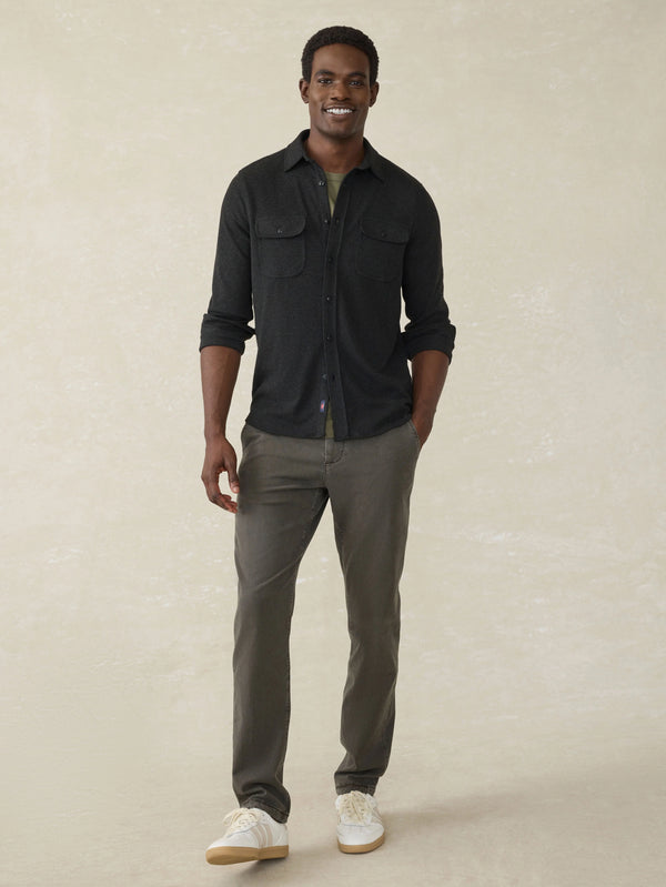 Legend™ Sweater Shirt (Tall) - Heathered Black Twill