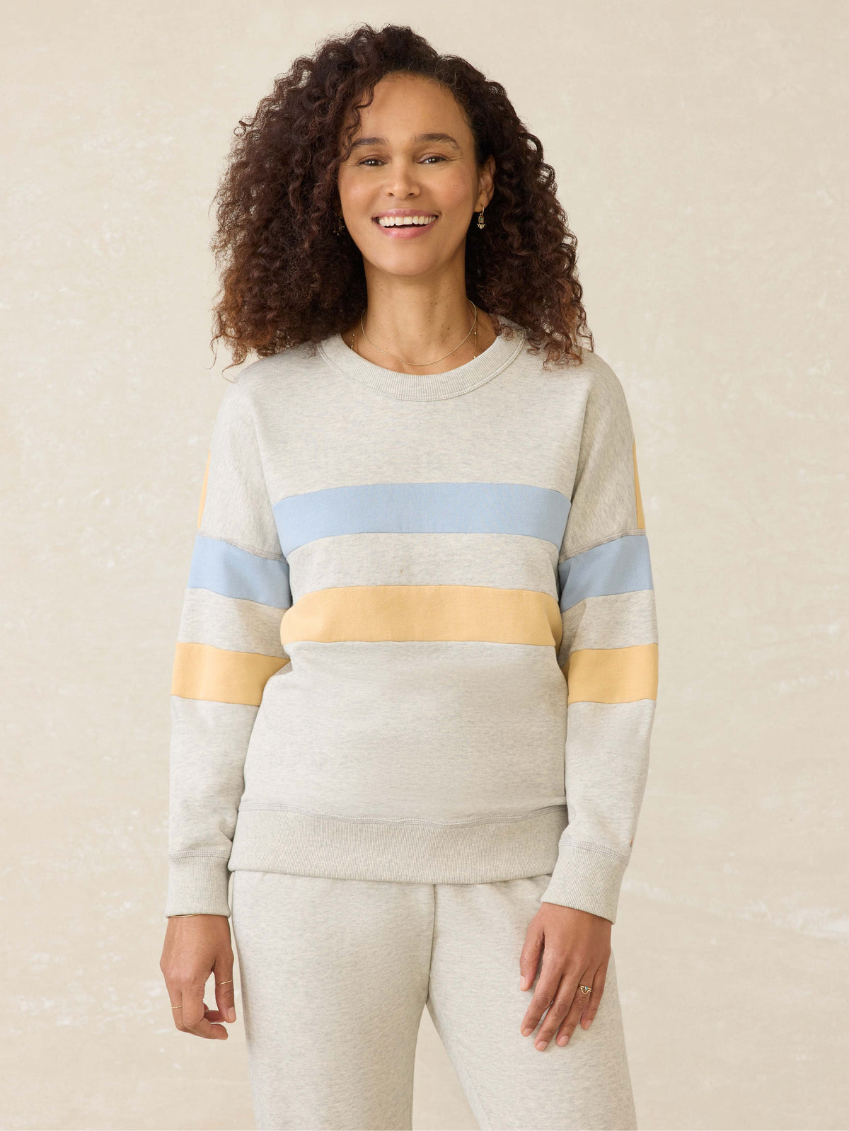 High Standard Fleece Crew - Sunset Bay Main image