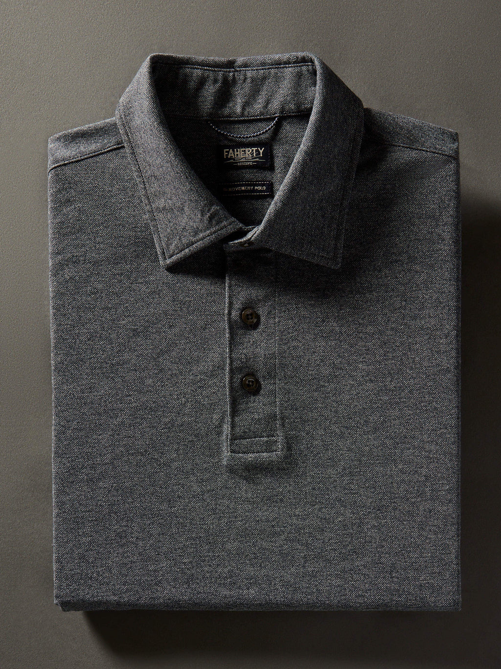 Movement™ Short-Sleeve Pique Polo Shirt - Dusty Iron Heather