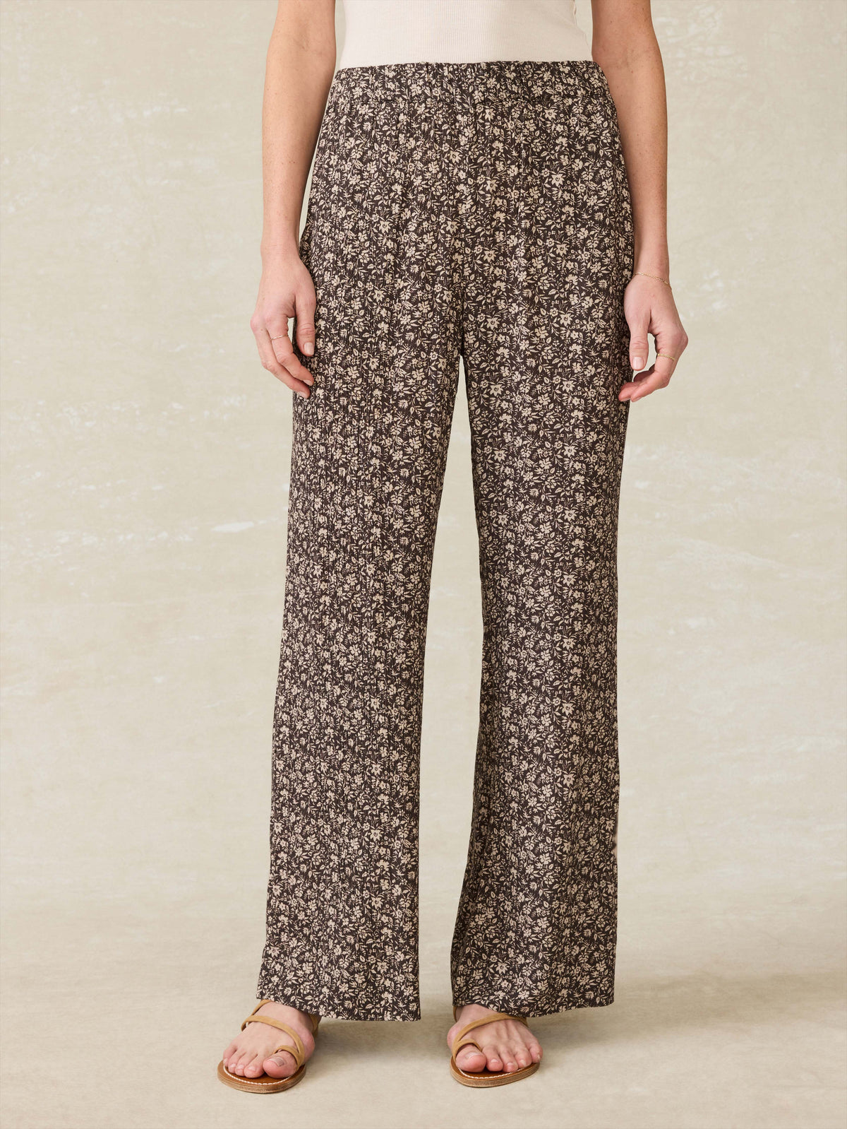 Cabana Pant - Charcoal Woodstock Floral Main image