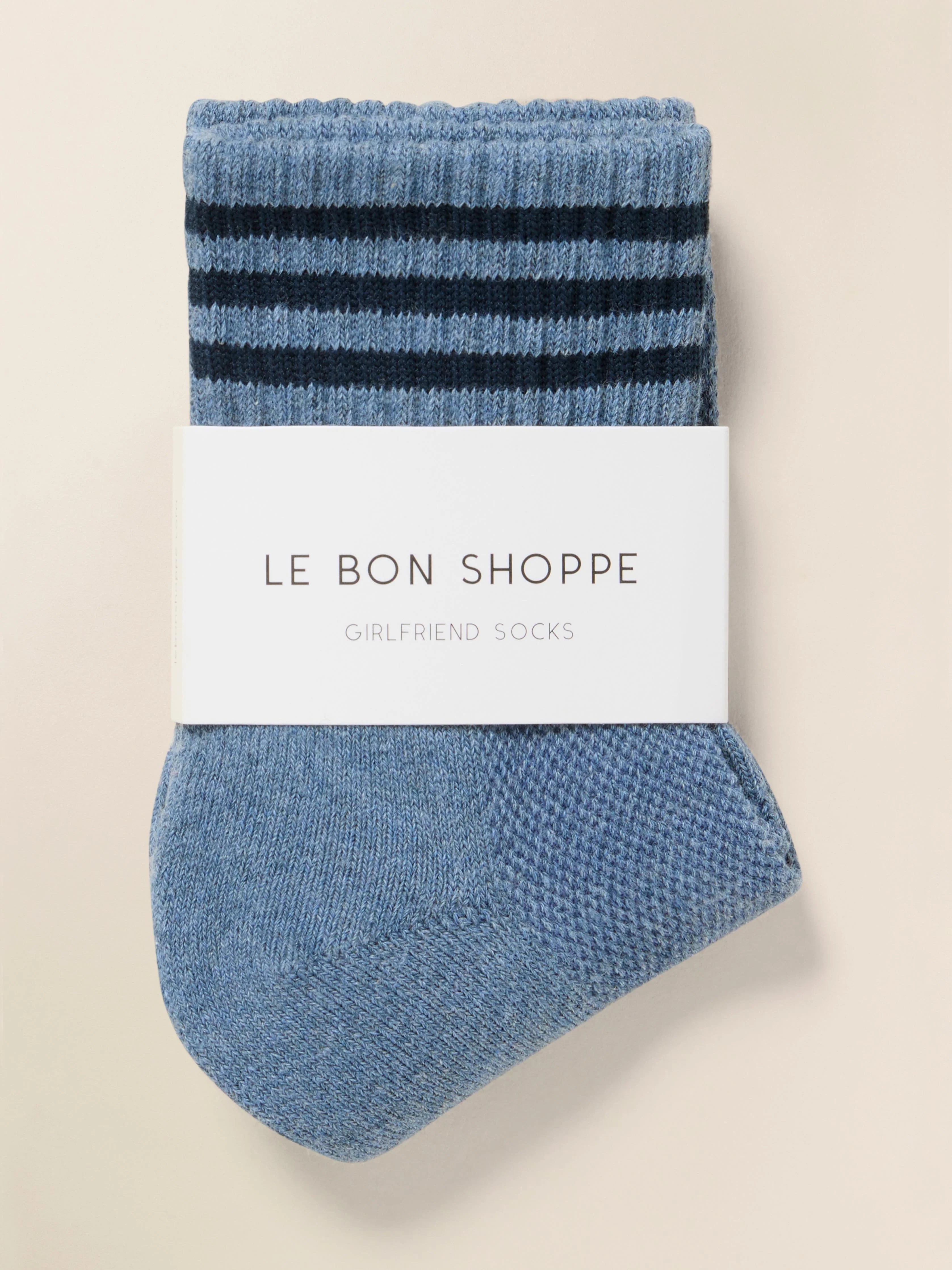 Le Bon Shoppe Girlfriend Socks - Indigo Main image
