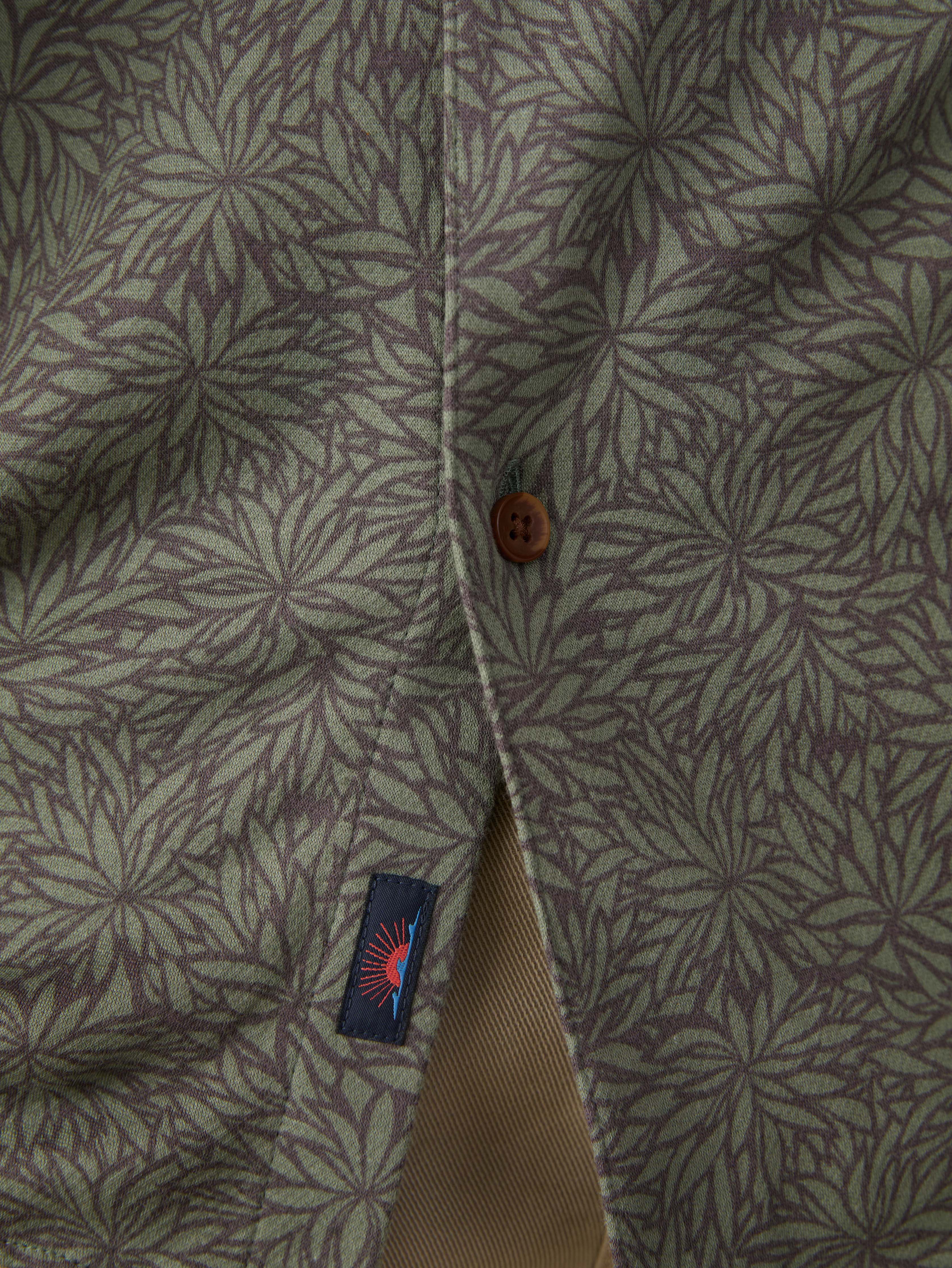 Short-Sleeve Hermosa Shirt - Olive Frond Secondary image