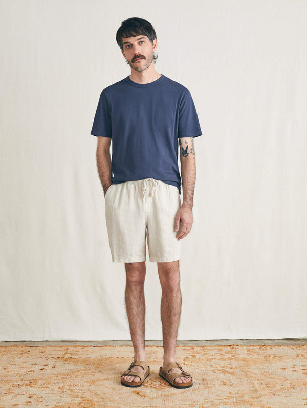 Essential Linen Short (6.5" Inseam) - Weathered Sand