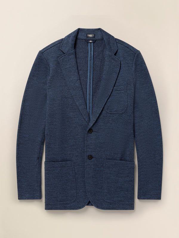 Inlet Knit Blazer (Tall) - Deep Navy Melange