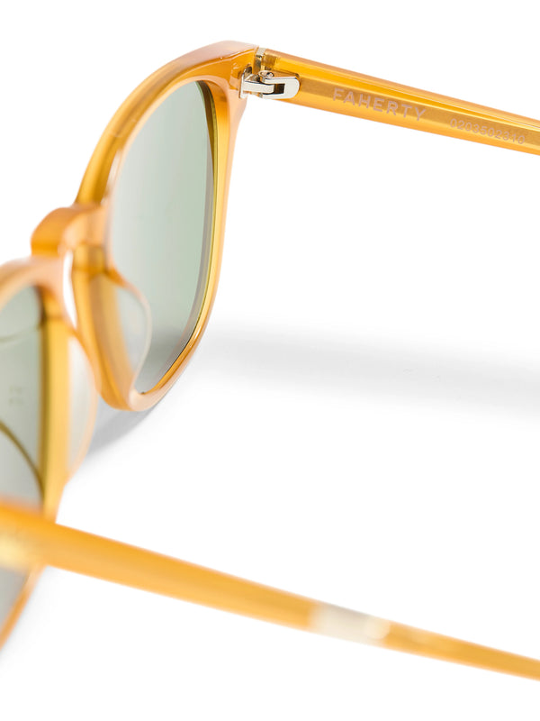 August Sunglasses - Milky Honey