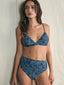 Nantucket High Waisted Bottom - Navy Imma Floral