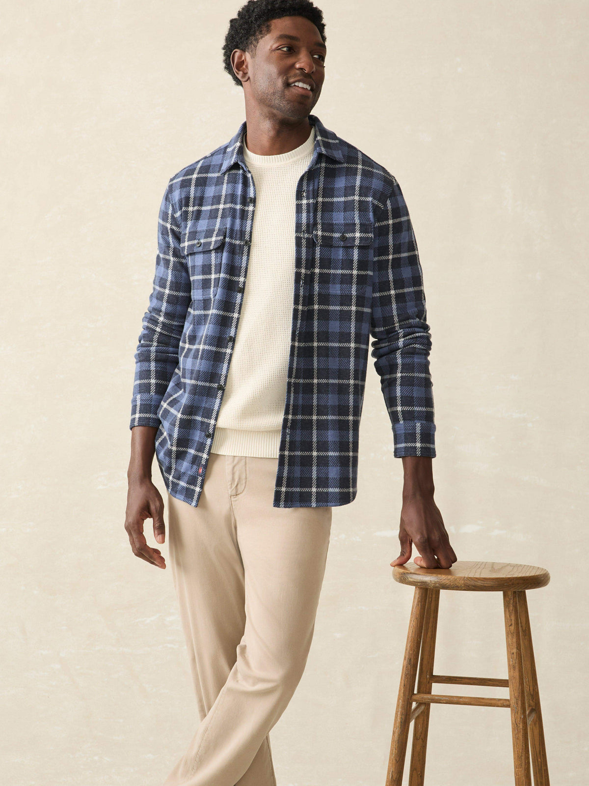 Legend™ Sweater Shirt - Blue Winds Plaid Main image