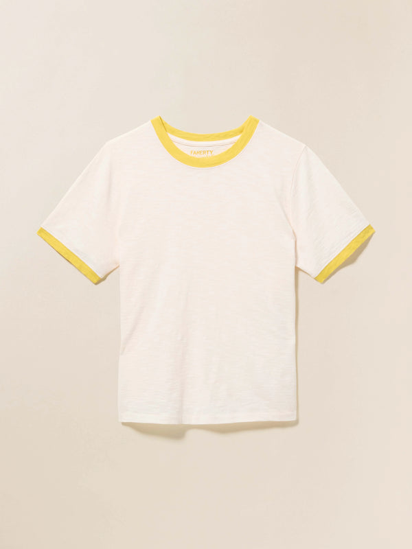 Sunwashed Regenerative Essential Tee - Passion Fruit