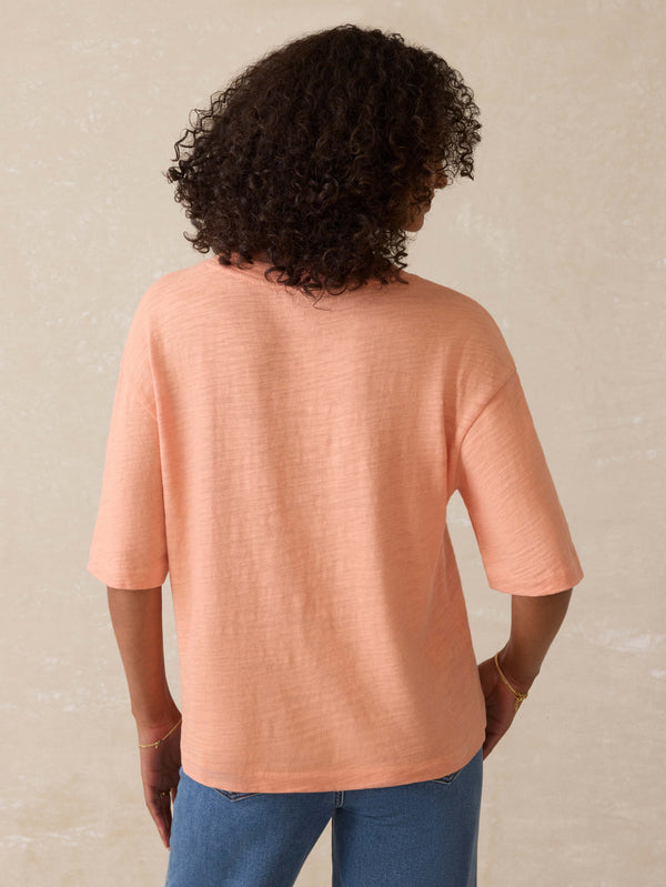 Sunwashed Midweight Organic Vintage Tee - Canyon Sunset