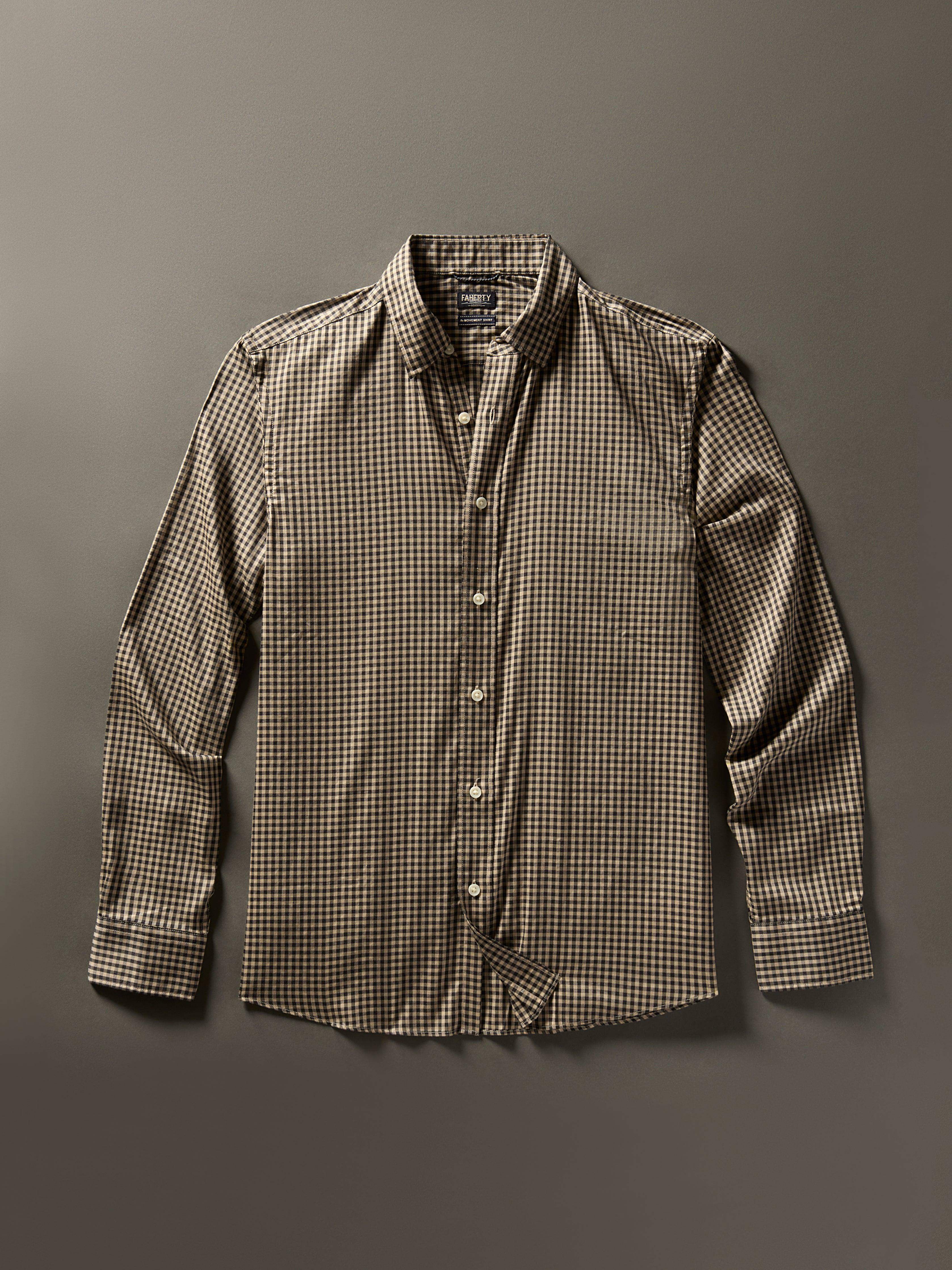 Movement™ Shirt - Charcoal Tan Gingham Main image