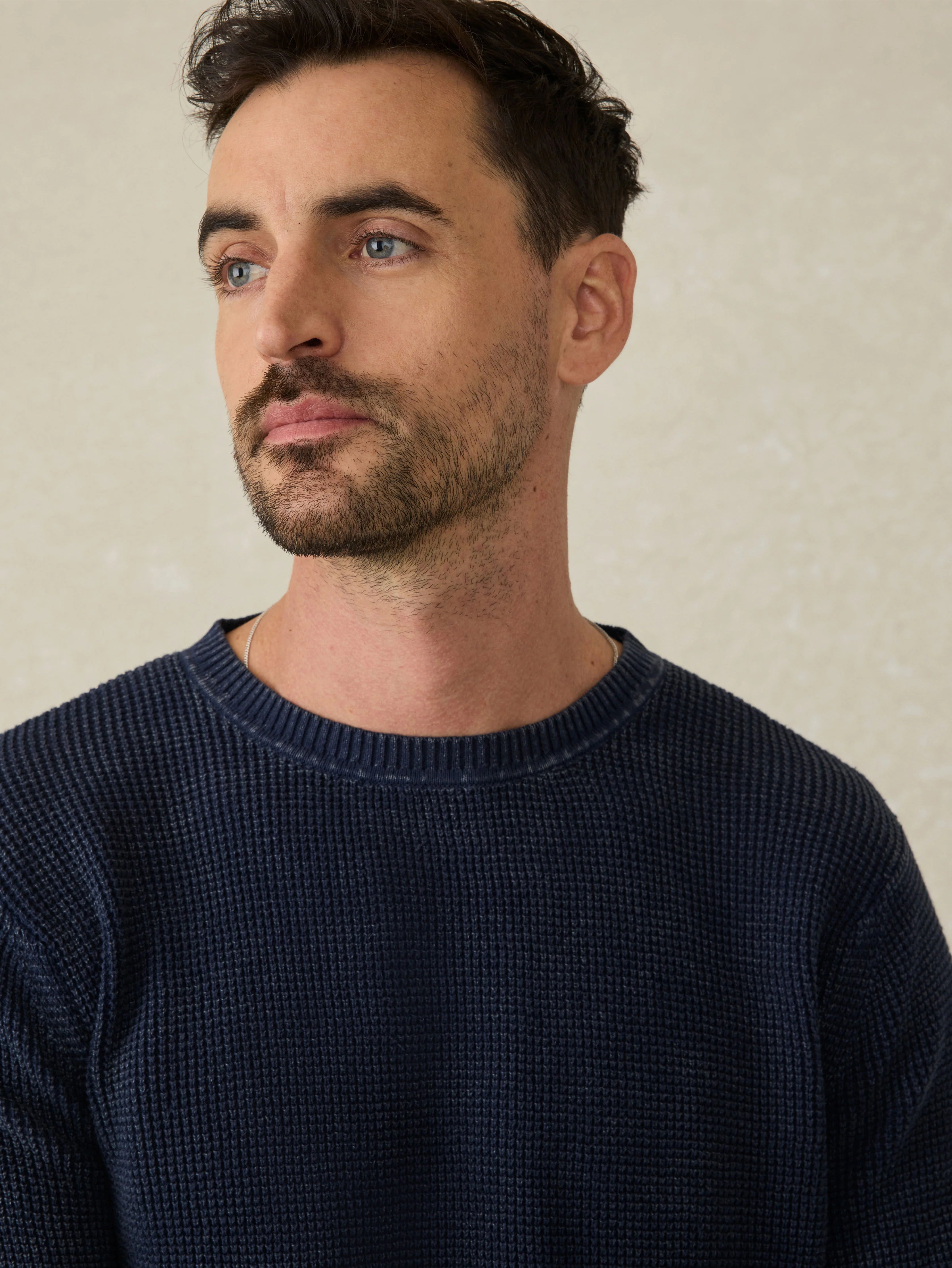 Sunwashed Crewneck Sweater - Blue Nights Secondary image