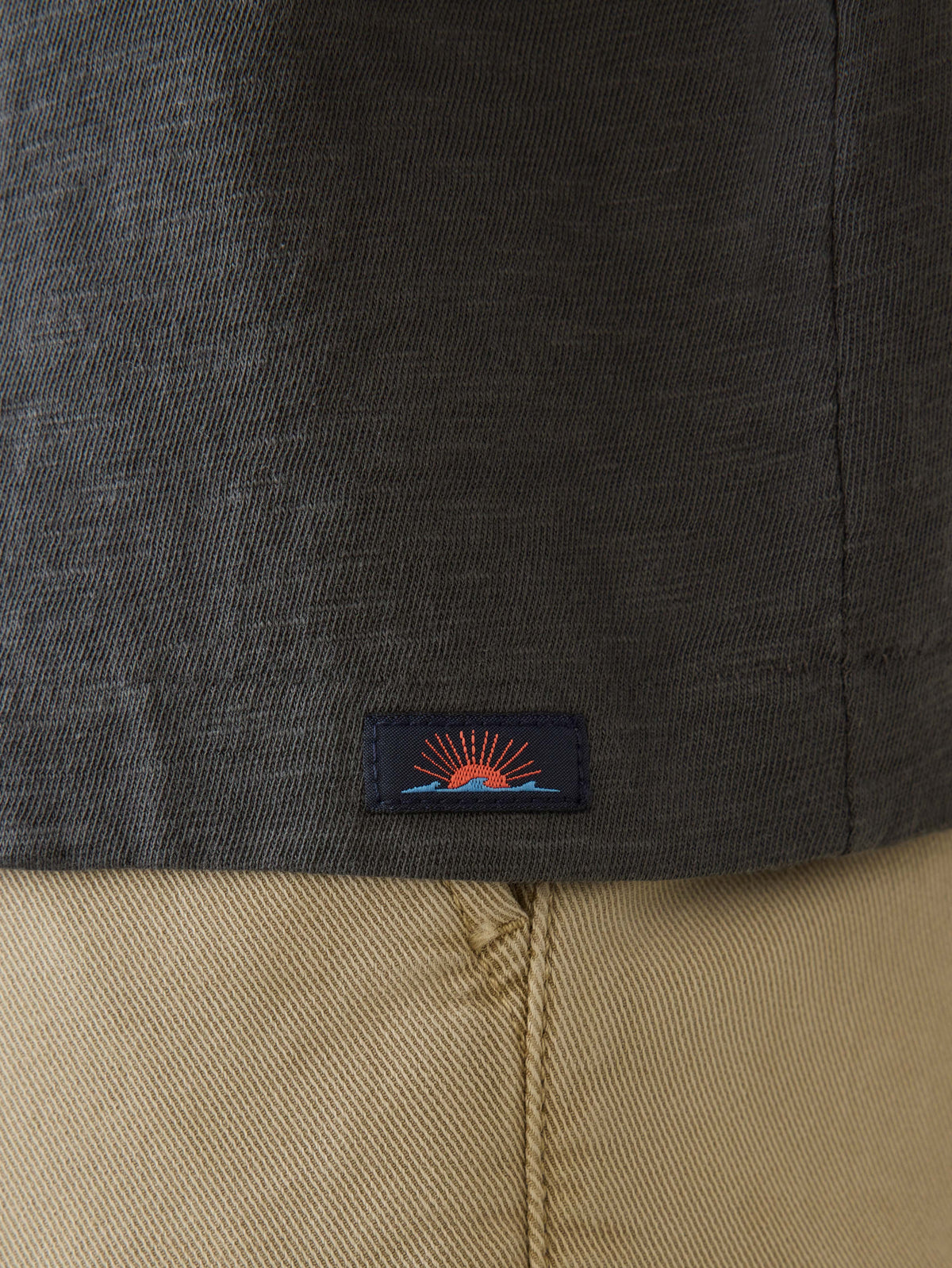 Sunwashed Regenerative Pocket Tee - Graphite