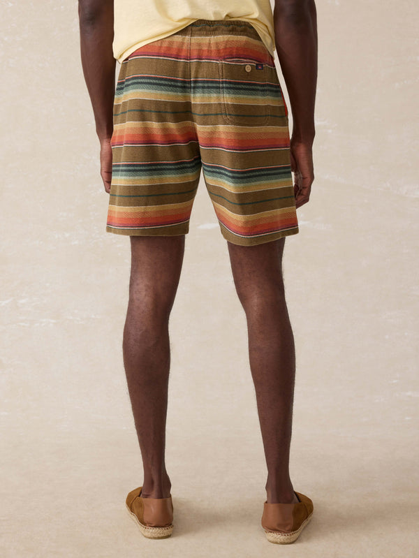 Novelty Knit Short - Cannon Beach Stripe