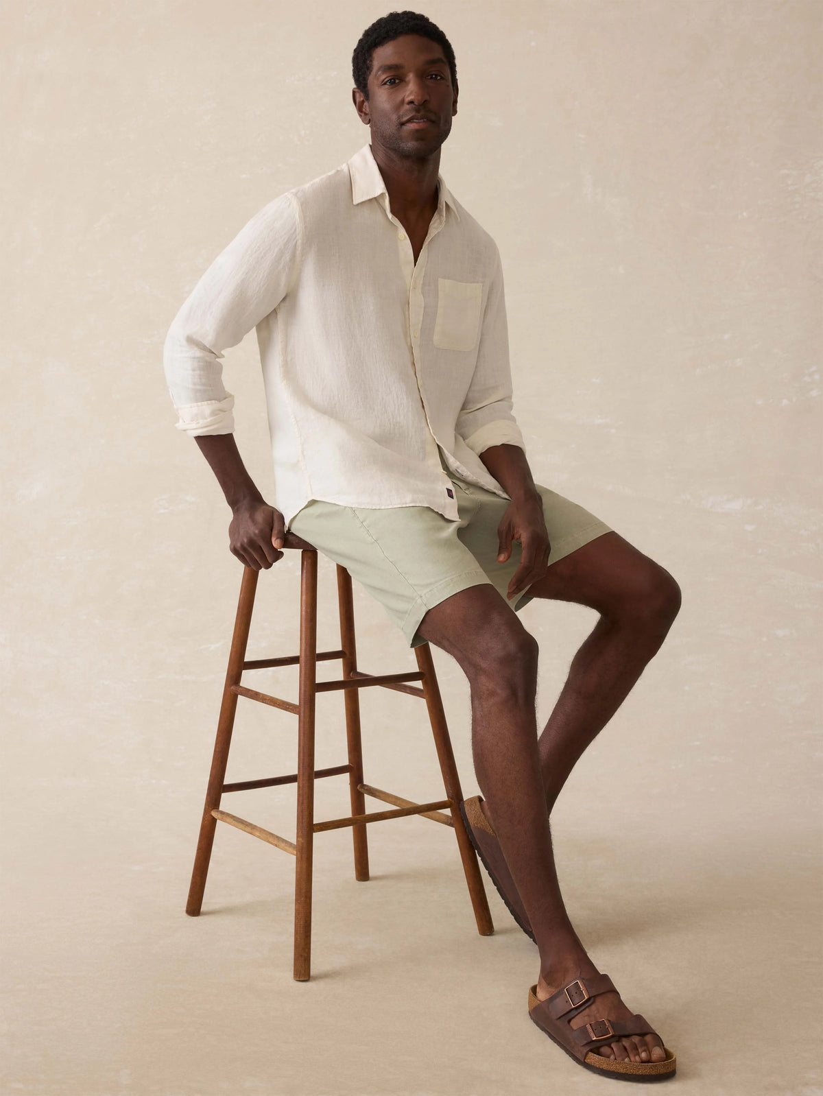 Laguna Linen Shirt - Stone Harbor Main image