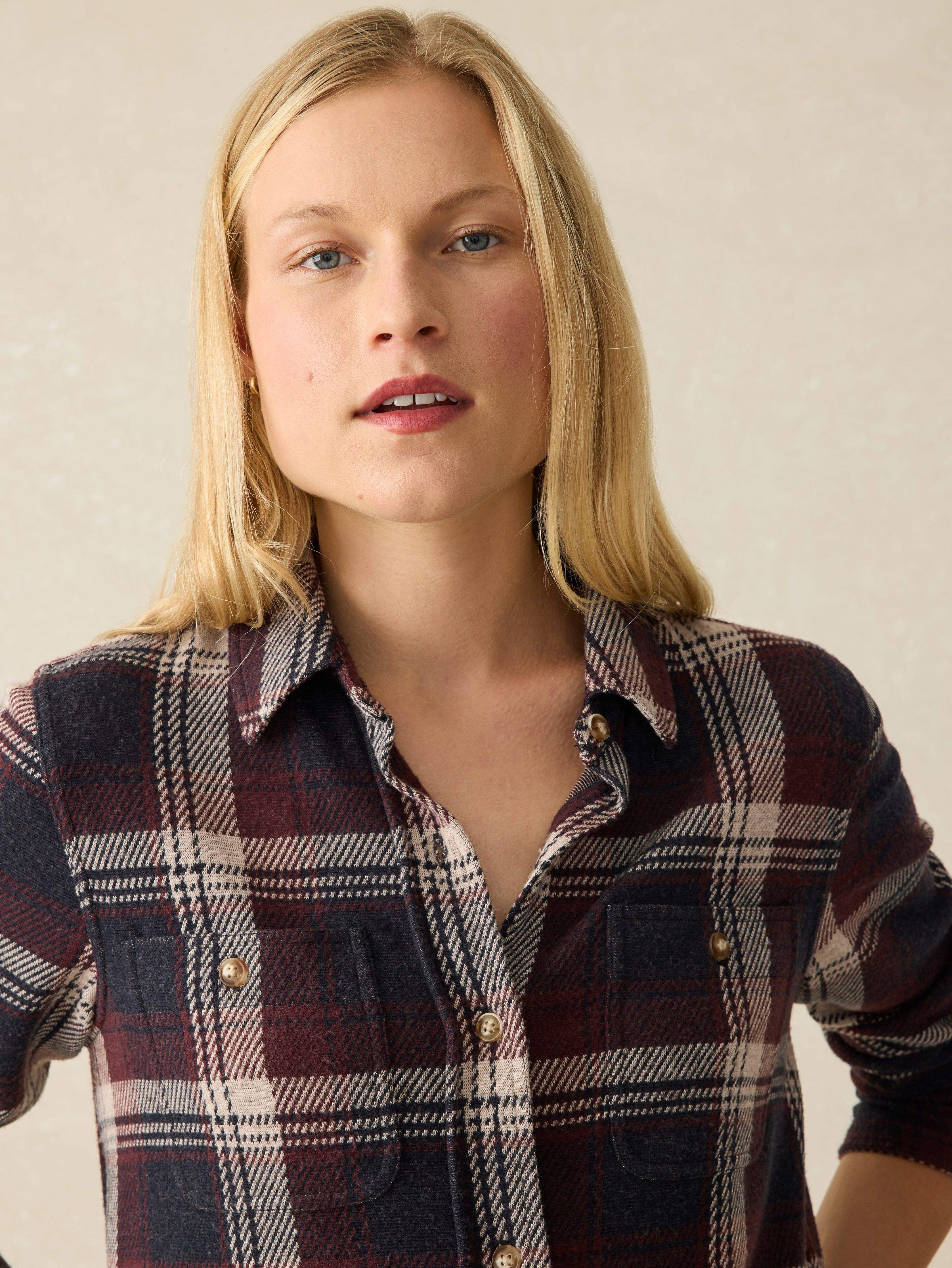 Legend™ Sweater Shirt - Middlecreek Moon Plaid Secondary image