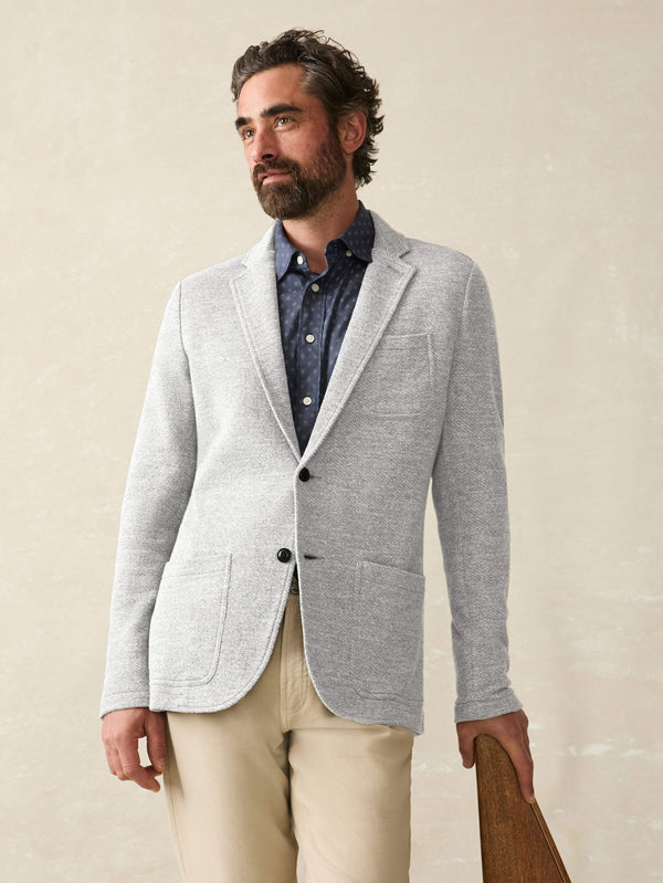 Inlet Knit Blazer (Tall) - Heather Grey