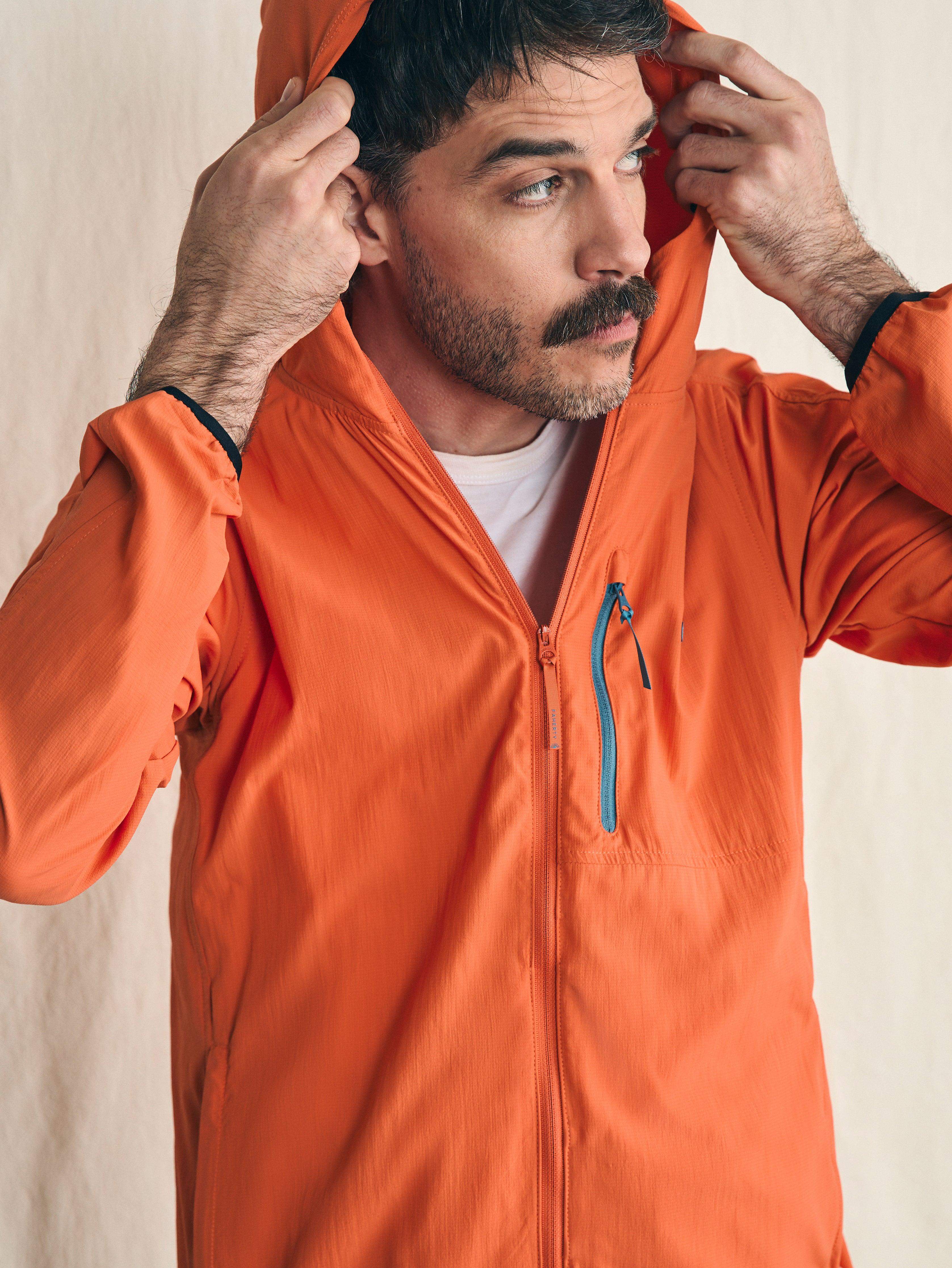Shorelite Packable Anorak - Isle Orange Secondary image