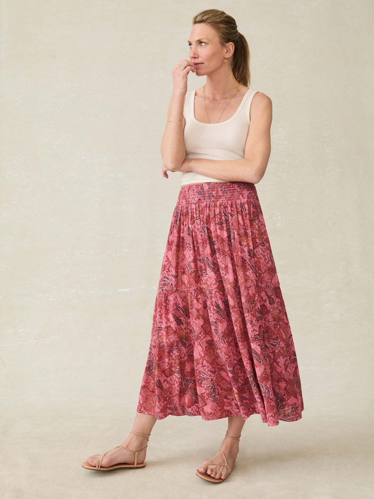 Woodstock Skirt - Island Breeze Floral