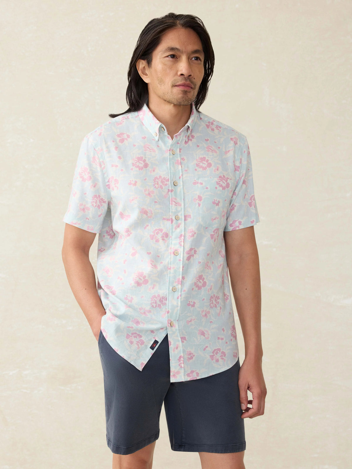 Short-Sleeve Breeze Shirt - Clear Waters Blossom Main image