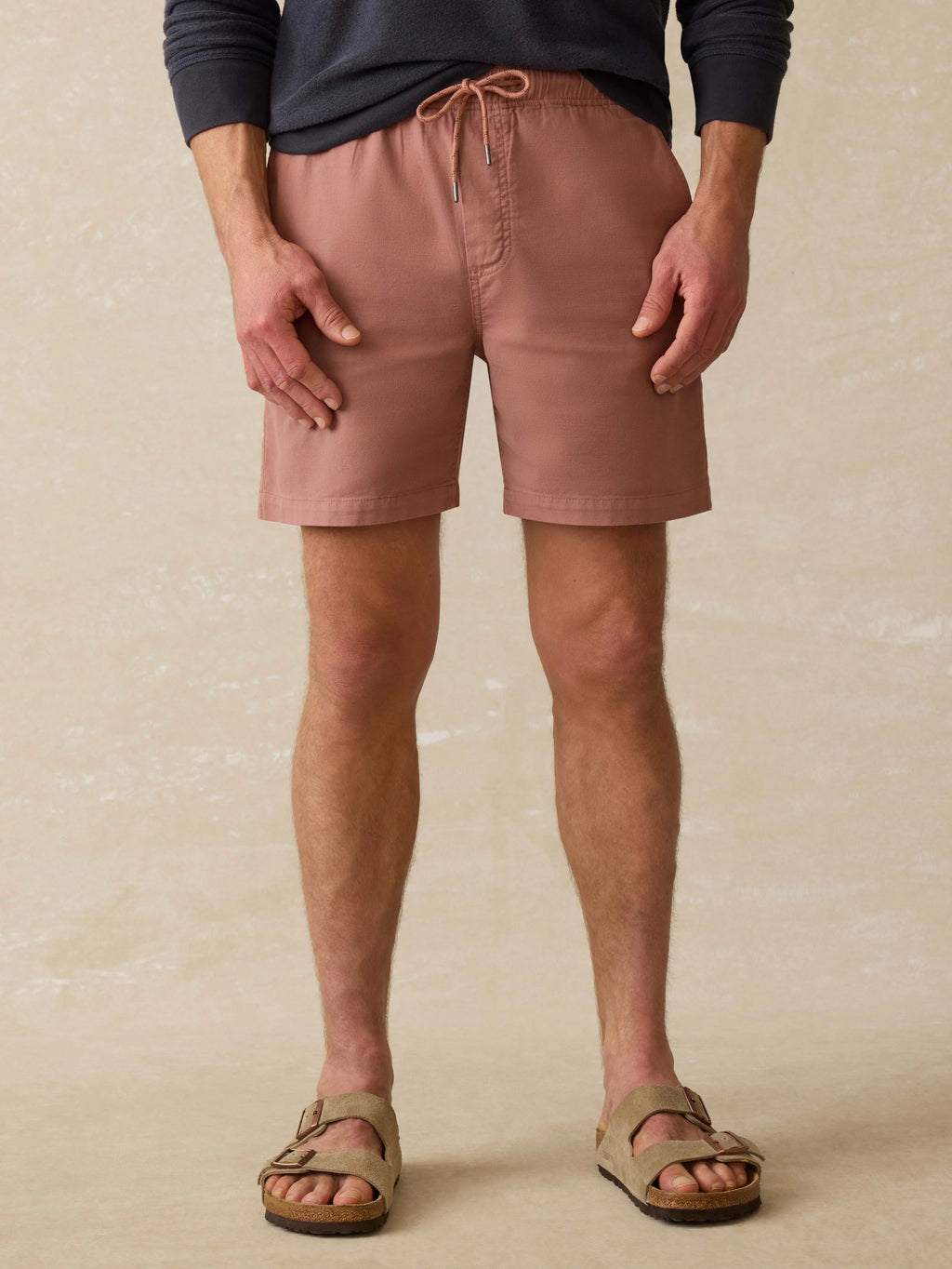 Essential Drawstring Short - Cedar Rose