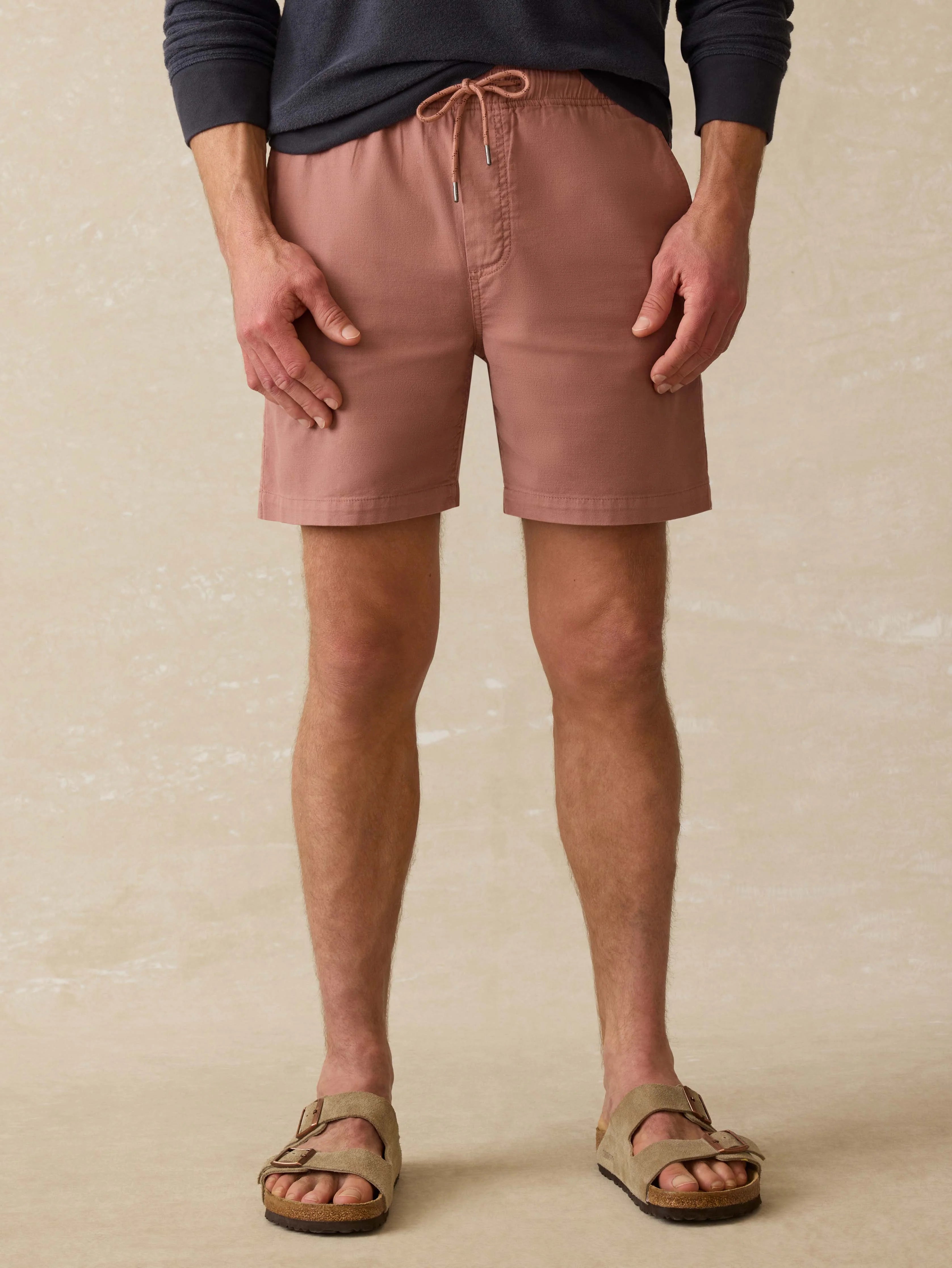 Essential Drawstring Short - Cedar Rose Main image
