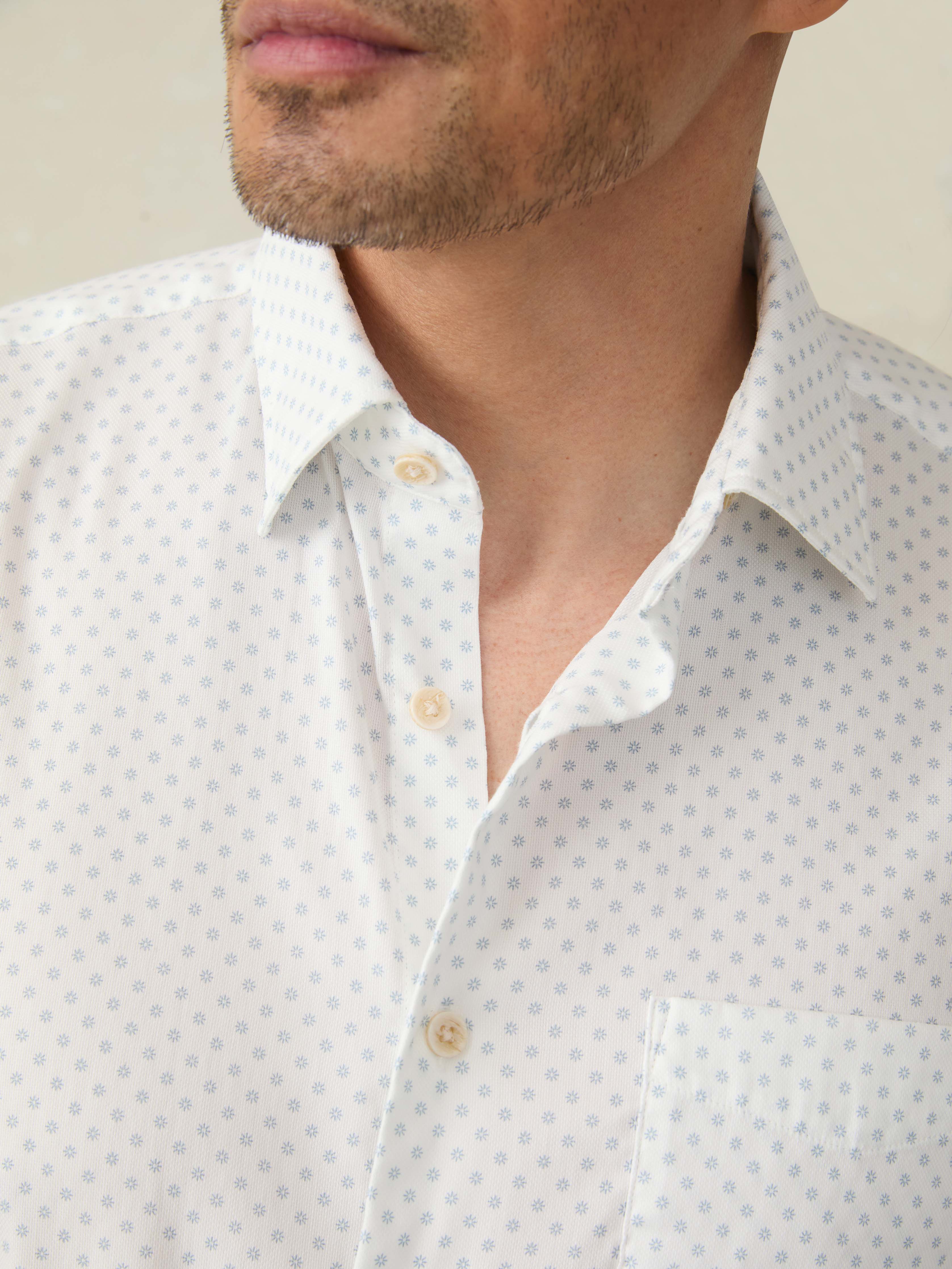 Short-Sleeve Movement™ Monterey Shirt - Mist Sunburst Secondary image