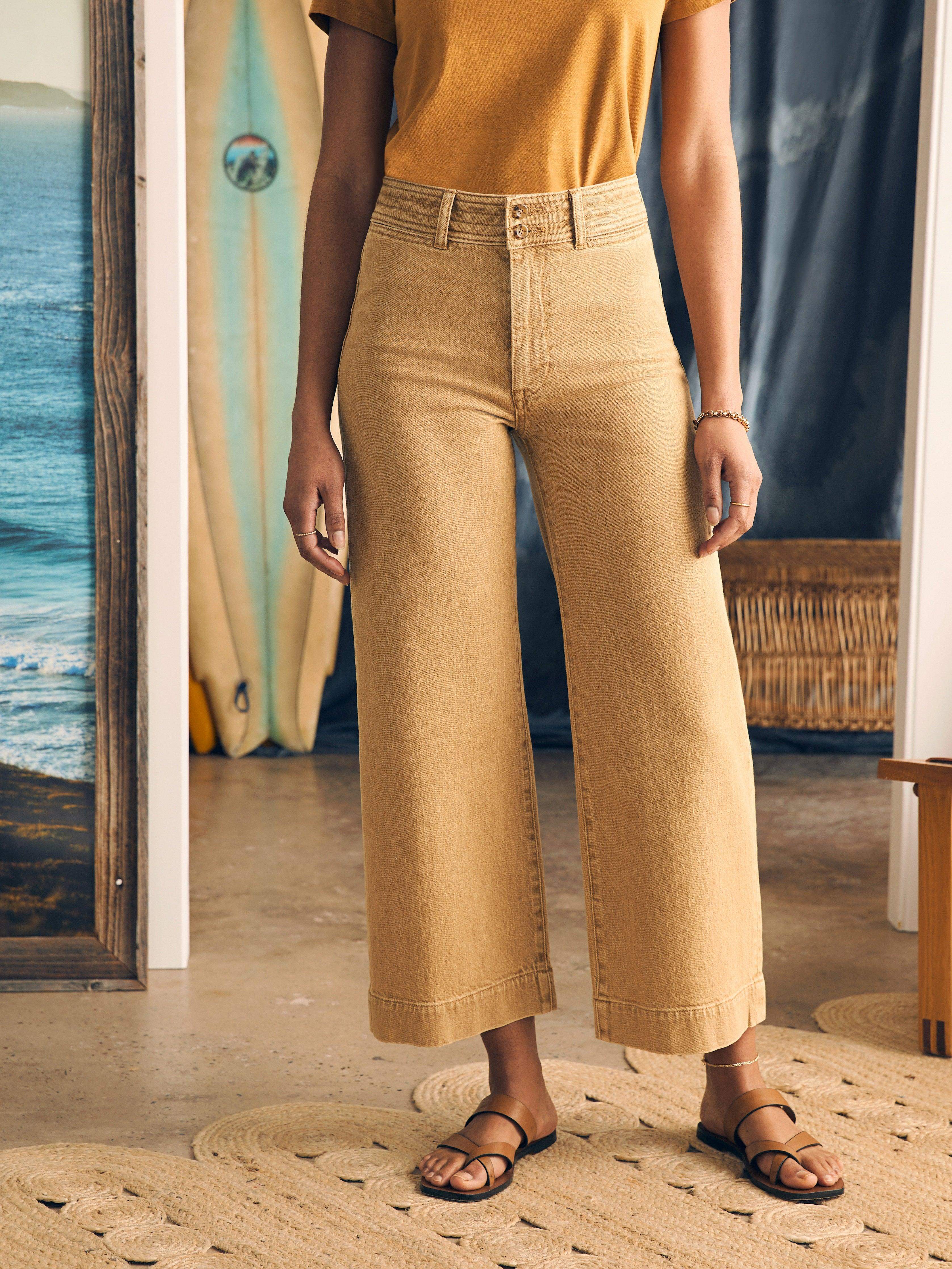 Harbor Crop Jean - Gilded Sand Wash Main image