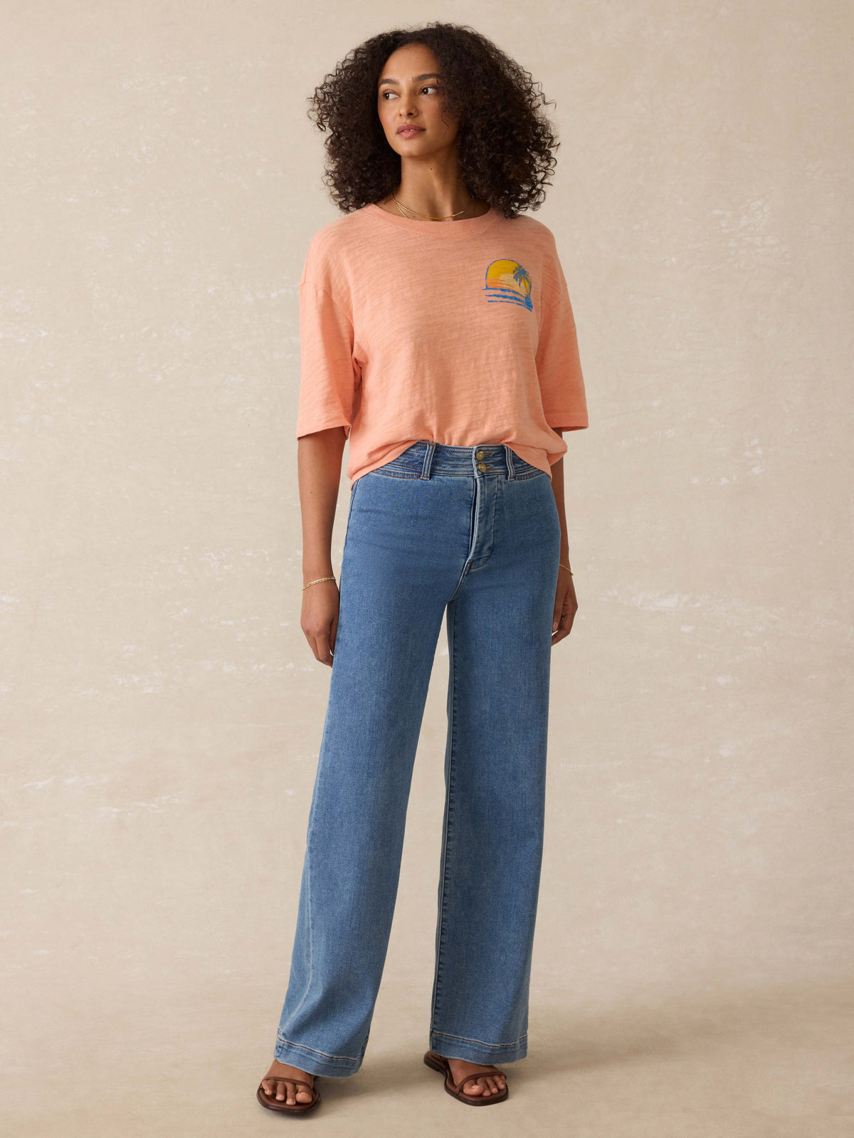 Stretch Terry Harbor Pant - Baylight Wash Main image