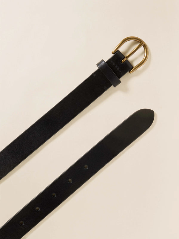 Women's Leather Belt - Black
