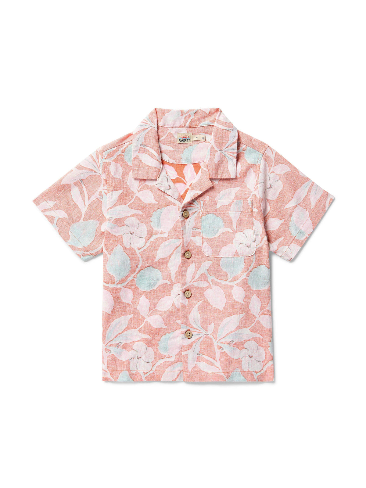 Kids Breeze Camp Shirt - Ginger Floral Main image