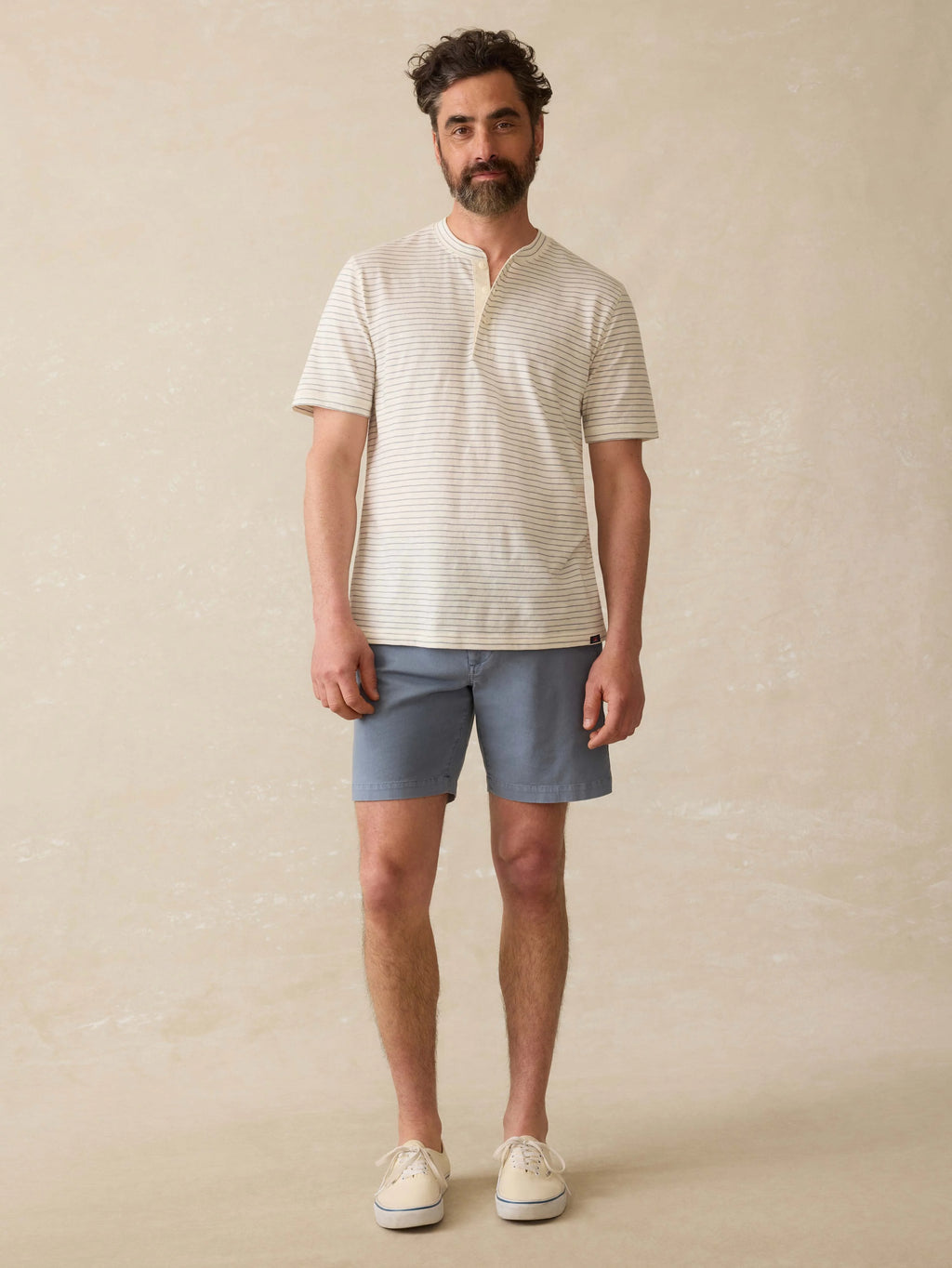 Essential Chino Short (8") - Flintstone