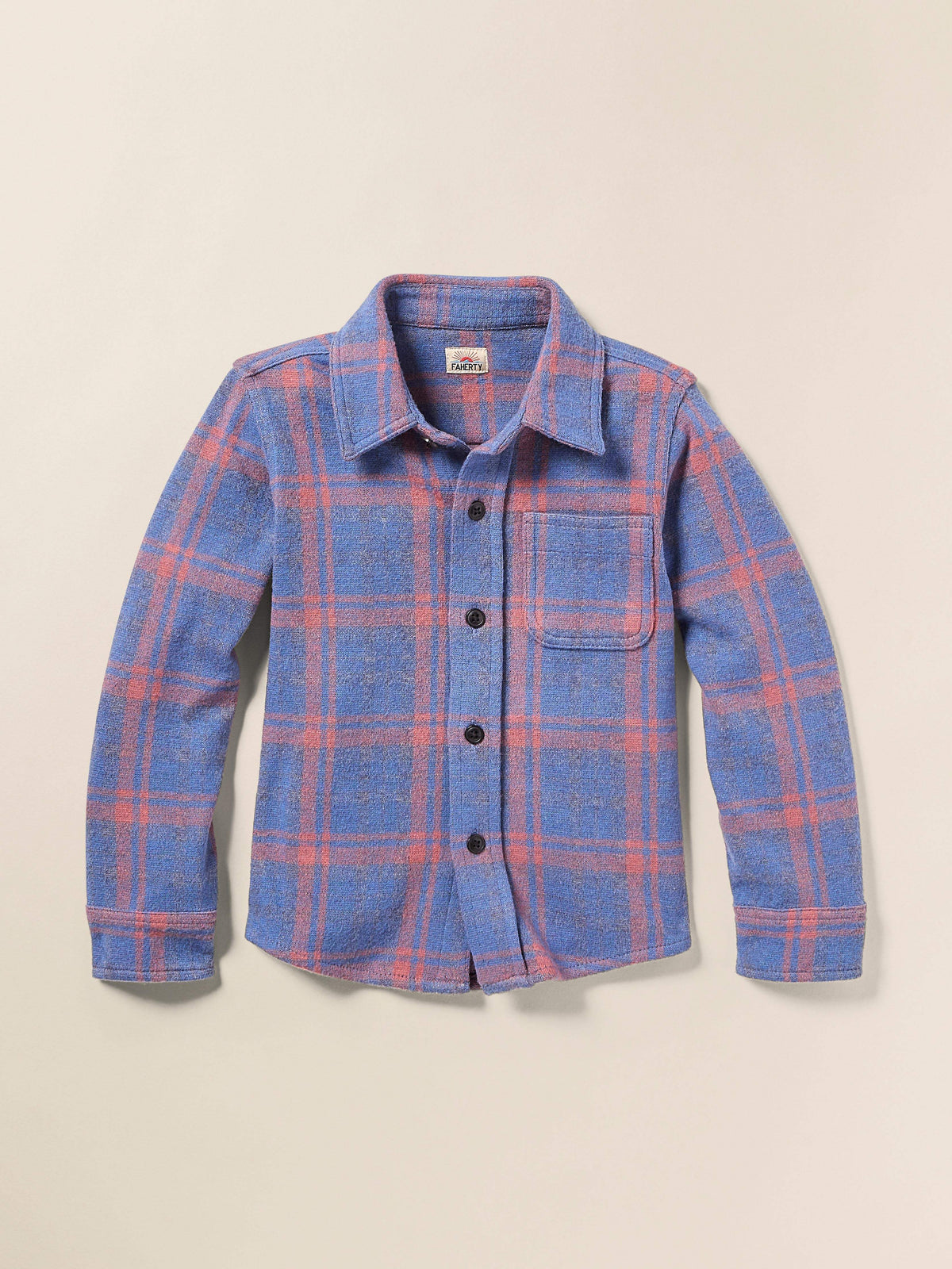 Kids Legend™ Sweater Shirt - Twilight Mauve Plaid Main image