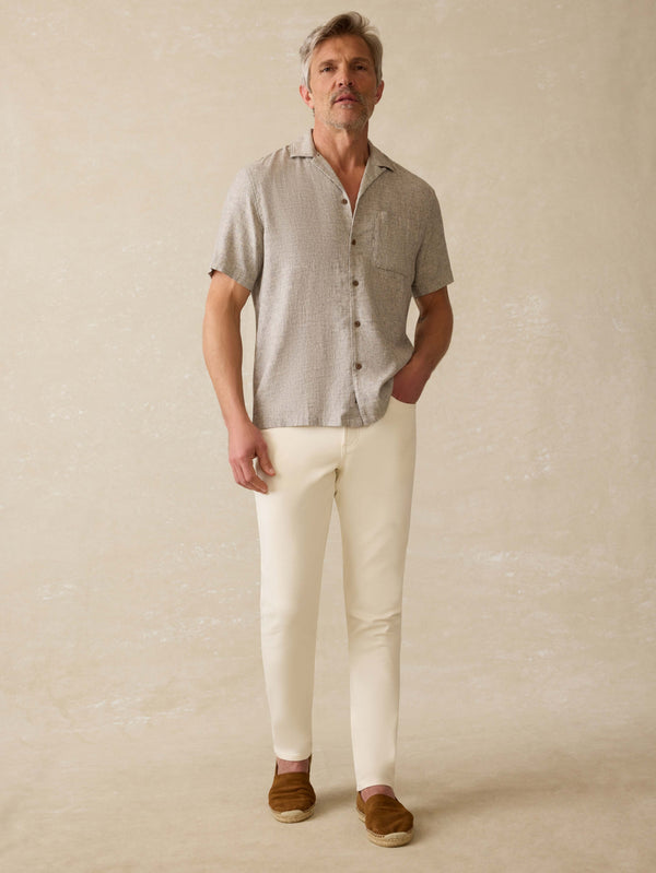 Short-Sleeve Breeze Camp Shirt - Stone Coast
