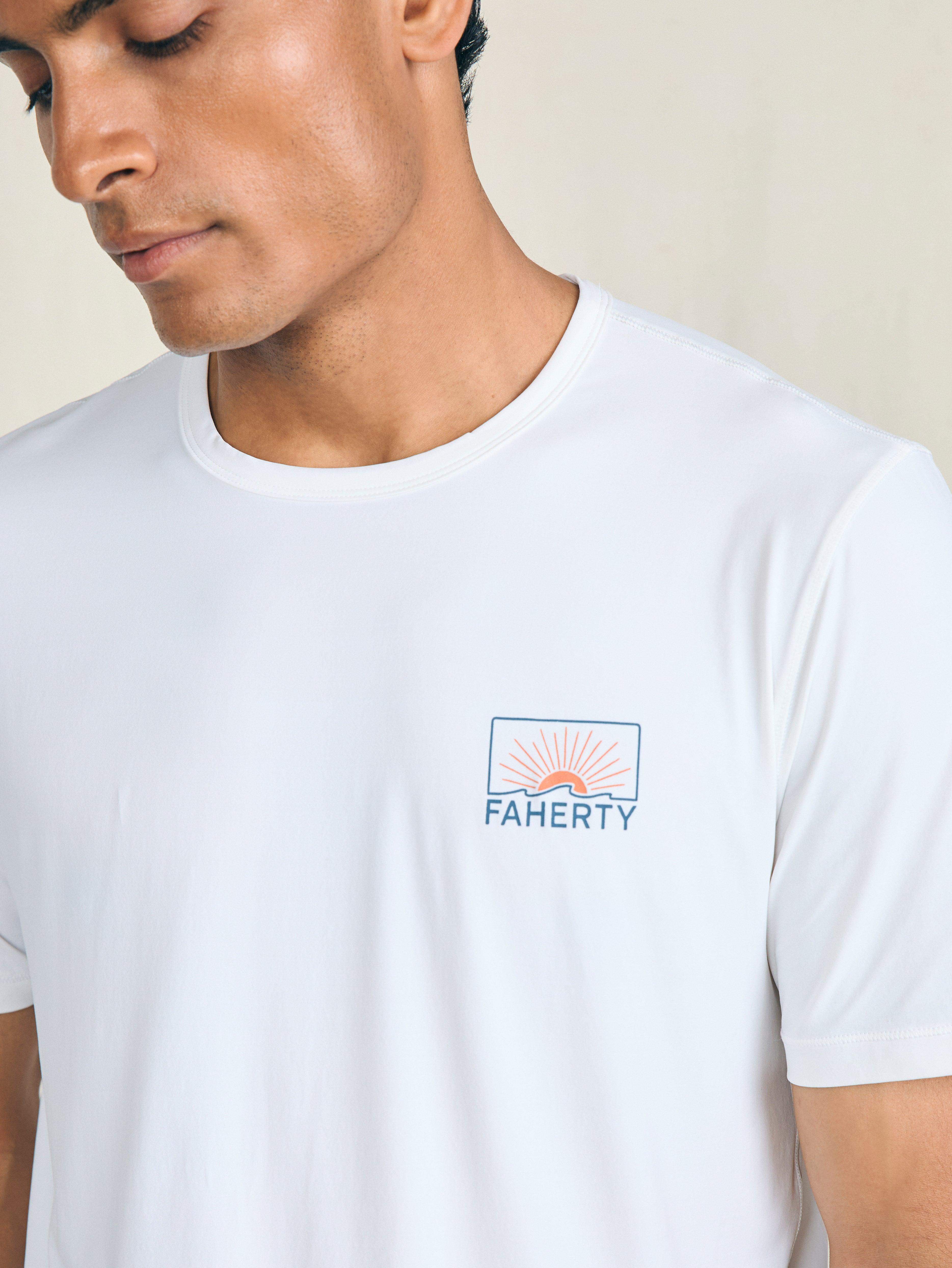Shorelite Short-Sleeve Tech Tee - Pure White Secondary image