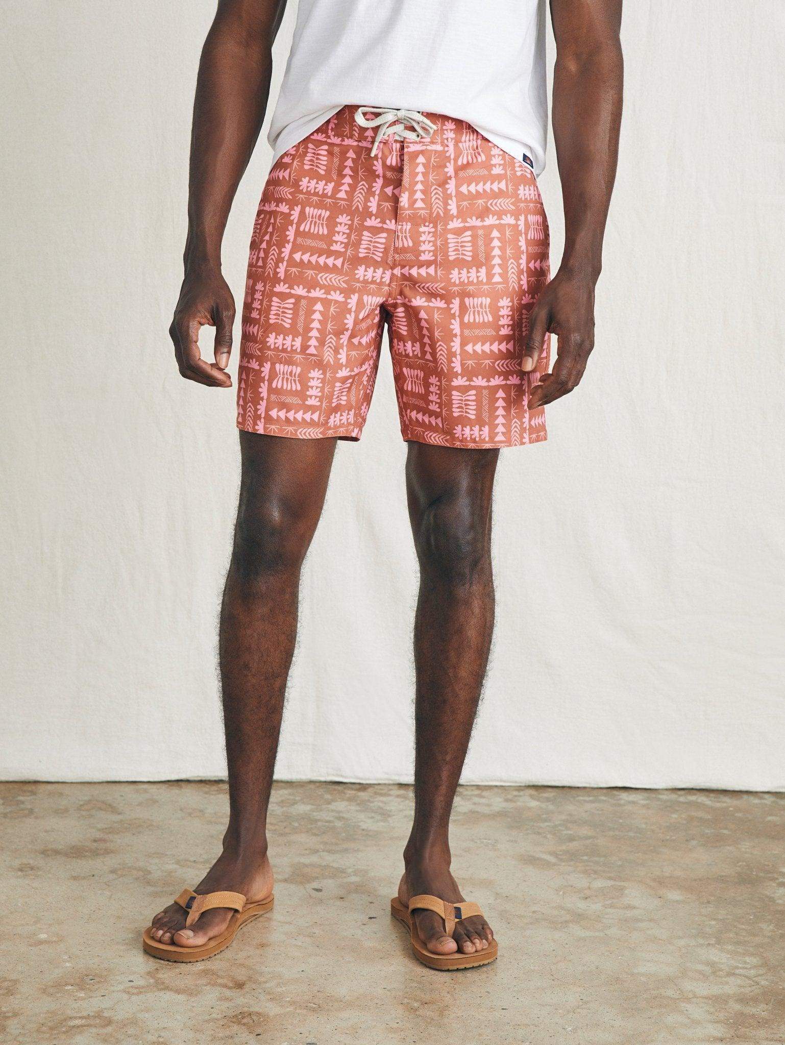 Anna Kahalekulu Sunwashed Boardshort - Red Naupaka Secondary image