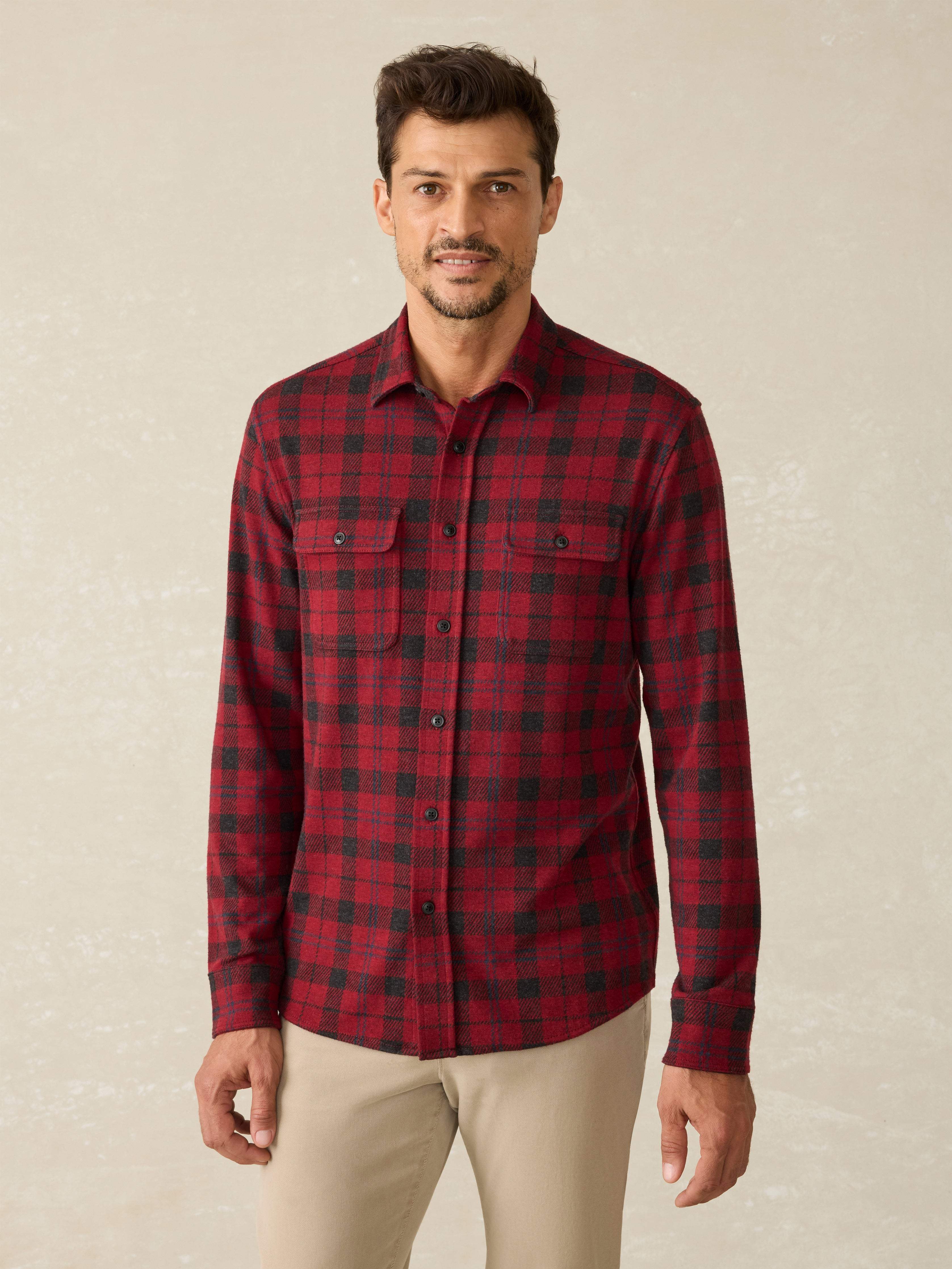 Legend™ Sweater Shirt - Cherry Creek Plaid Main image