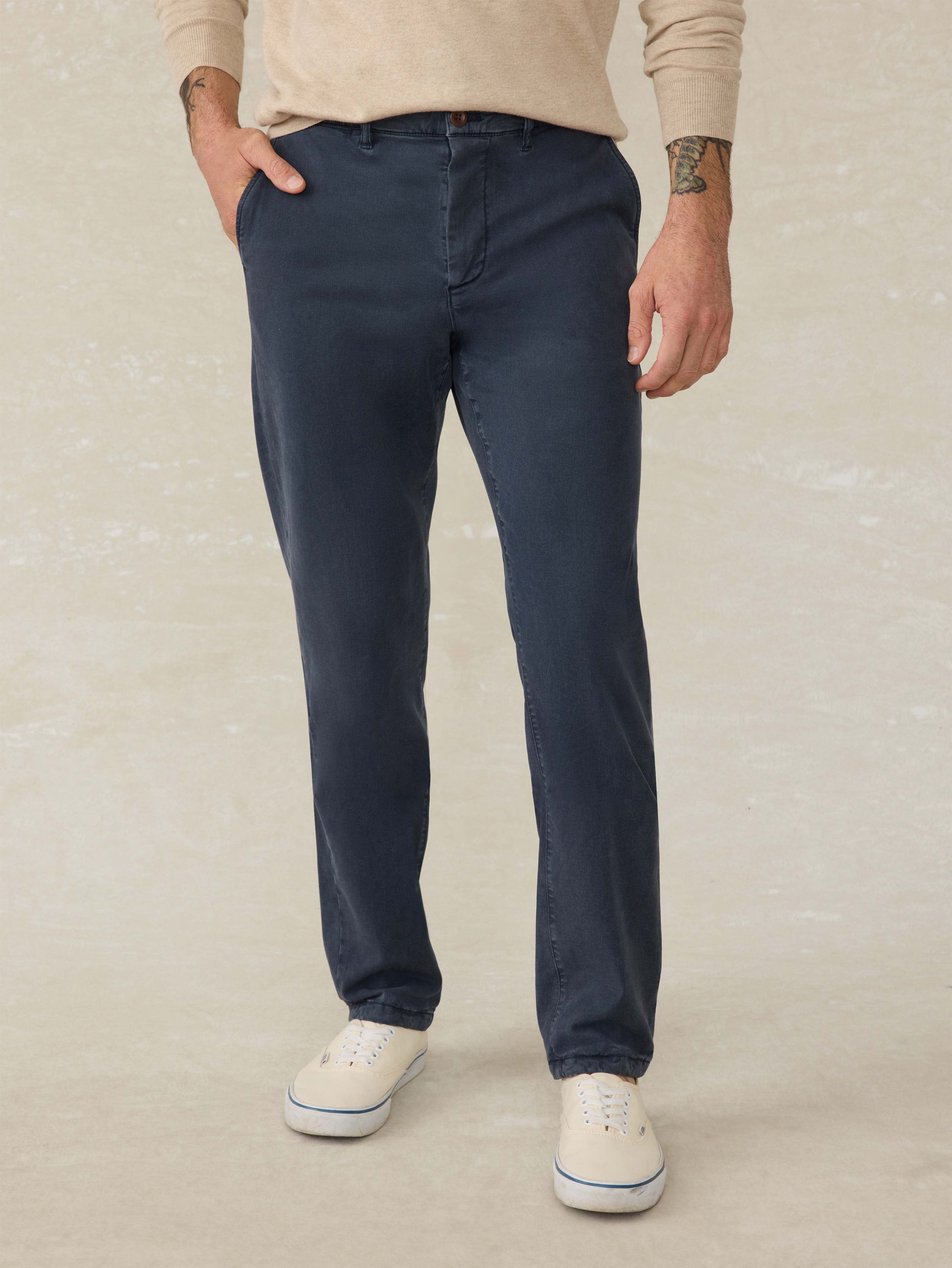 Coastline Stretch Chino - Blue Nights Main image