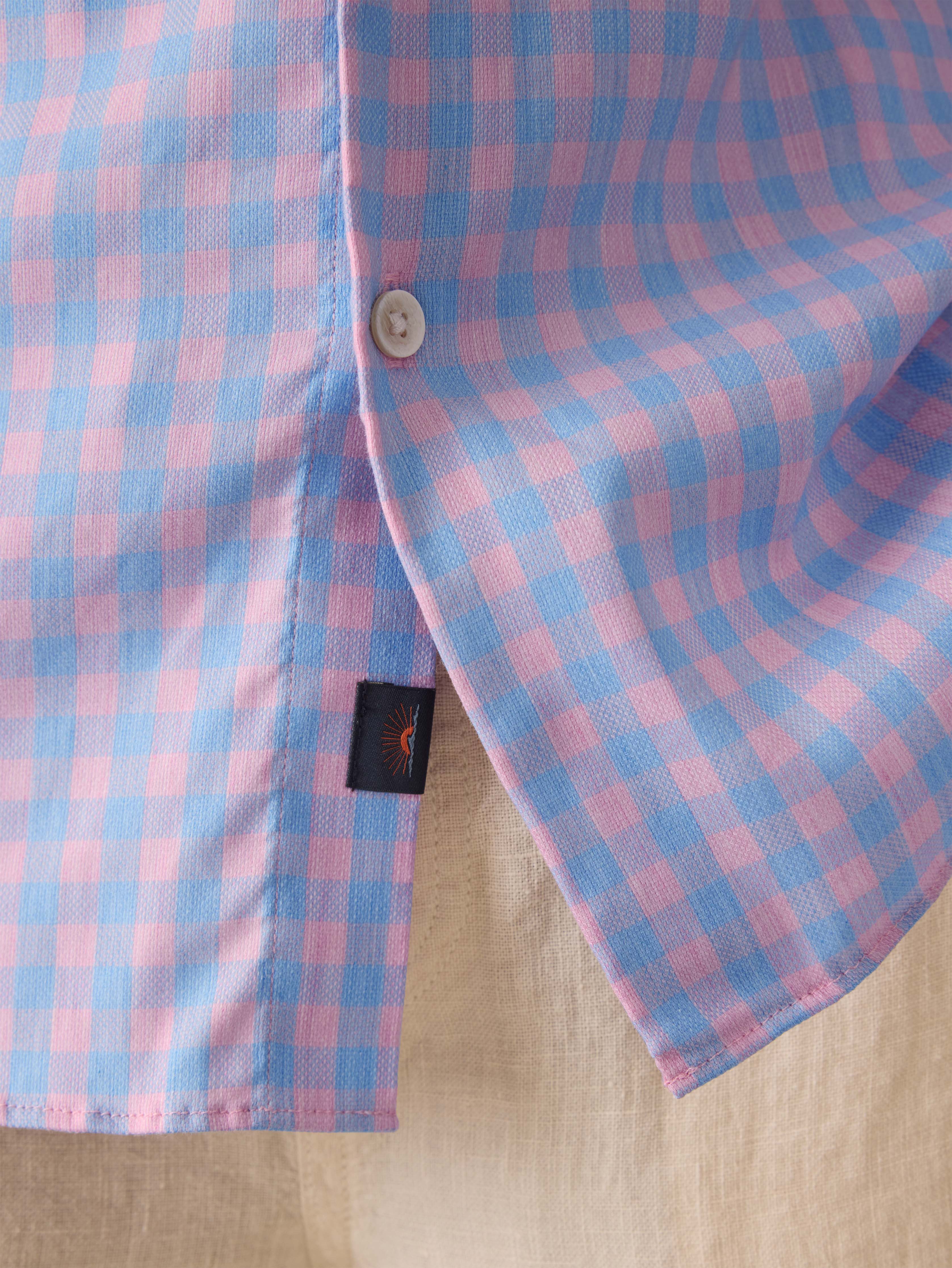 Movement™ Monterey Shirt - Coral Sky Gingham Secondary image