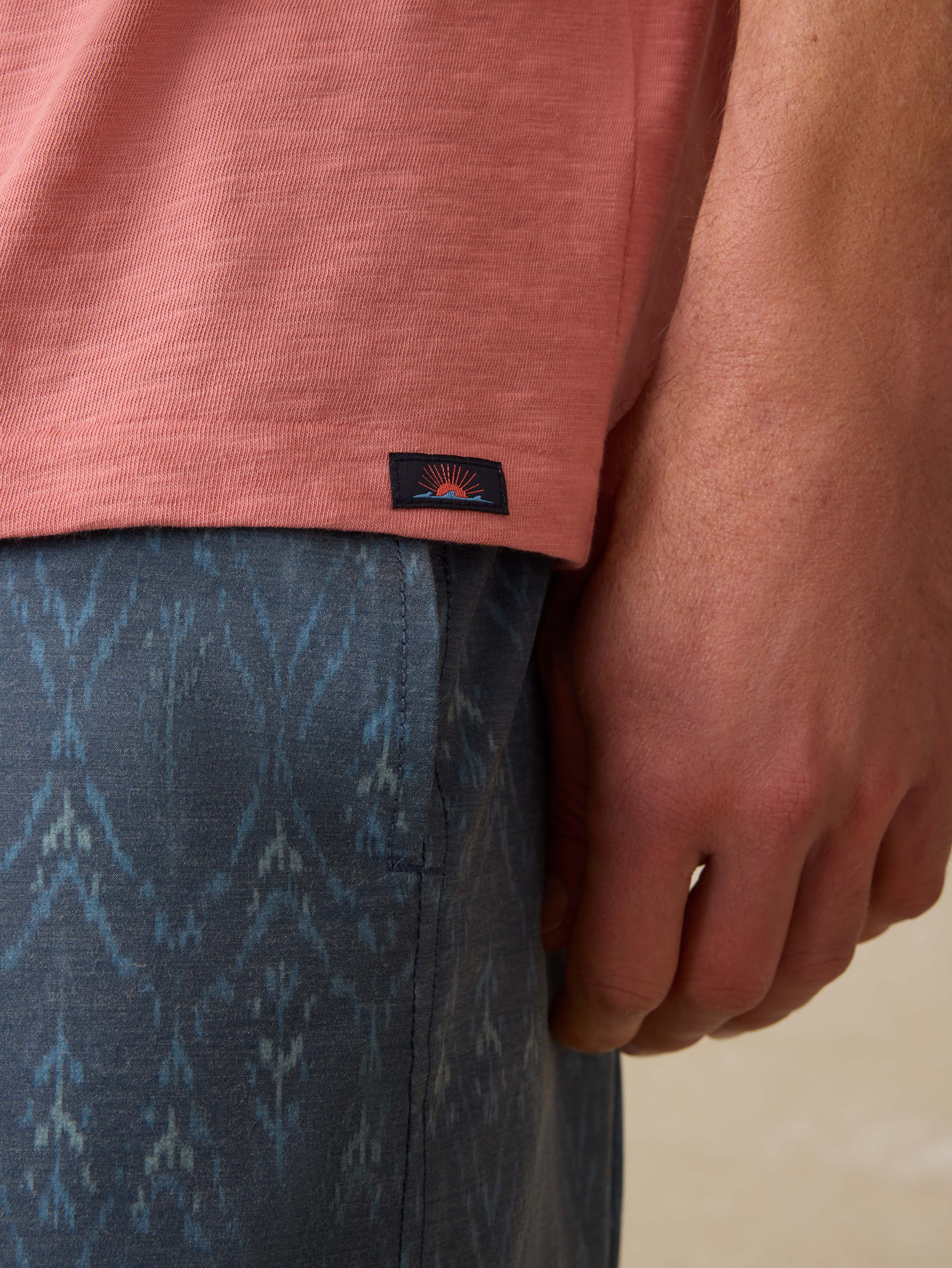 Sunwashed Regenerative Tee - Faded Flag Secondary image