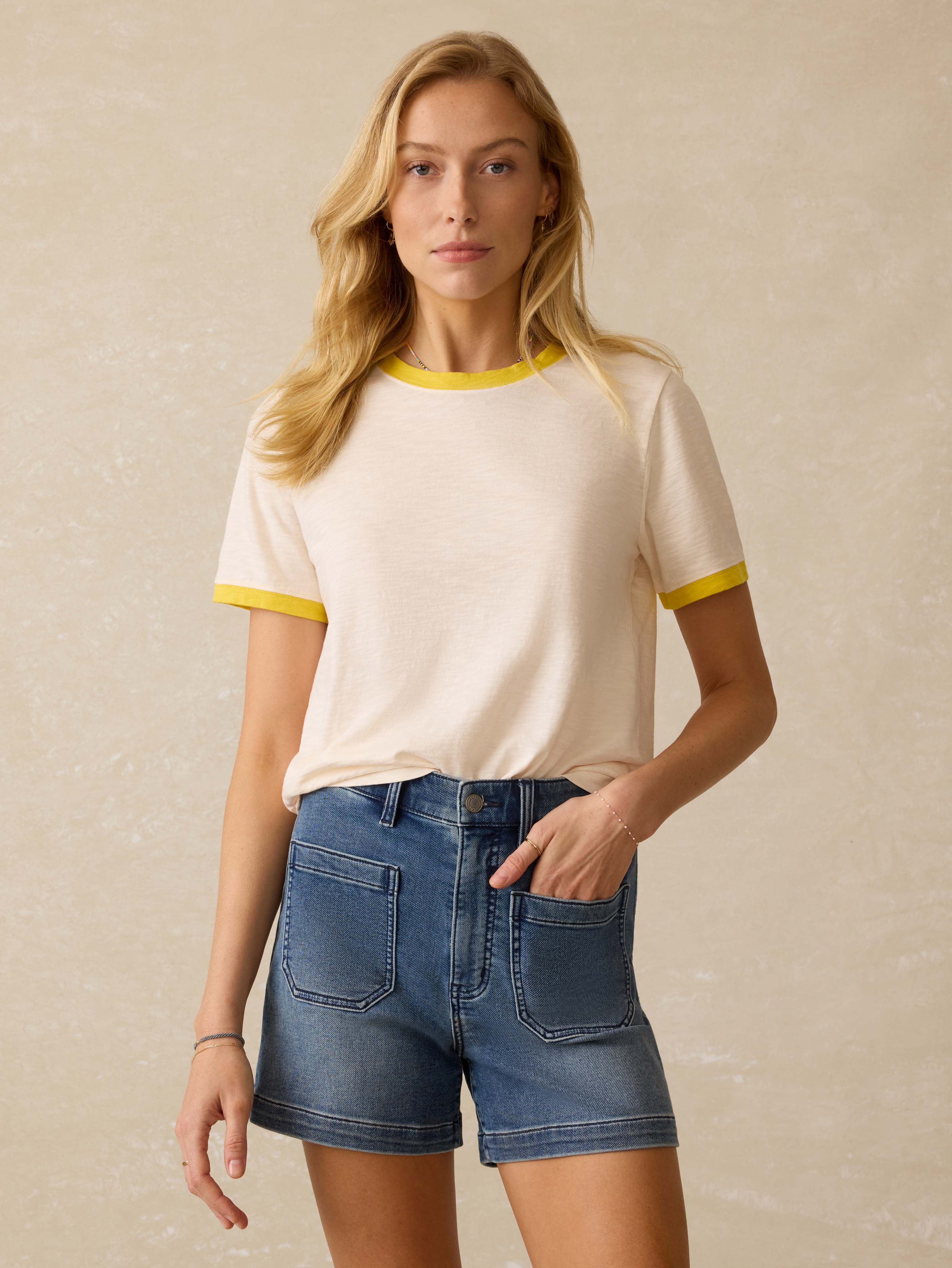 Sunwashed Regenerative Essential Tee - Passion Fruit Secondary image