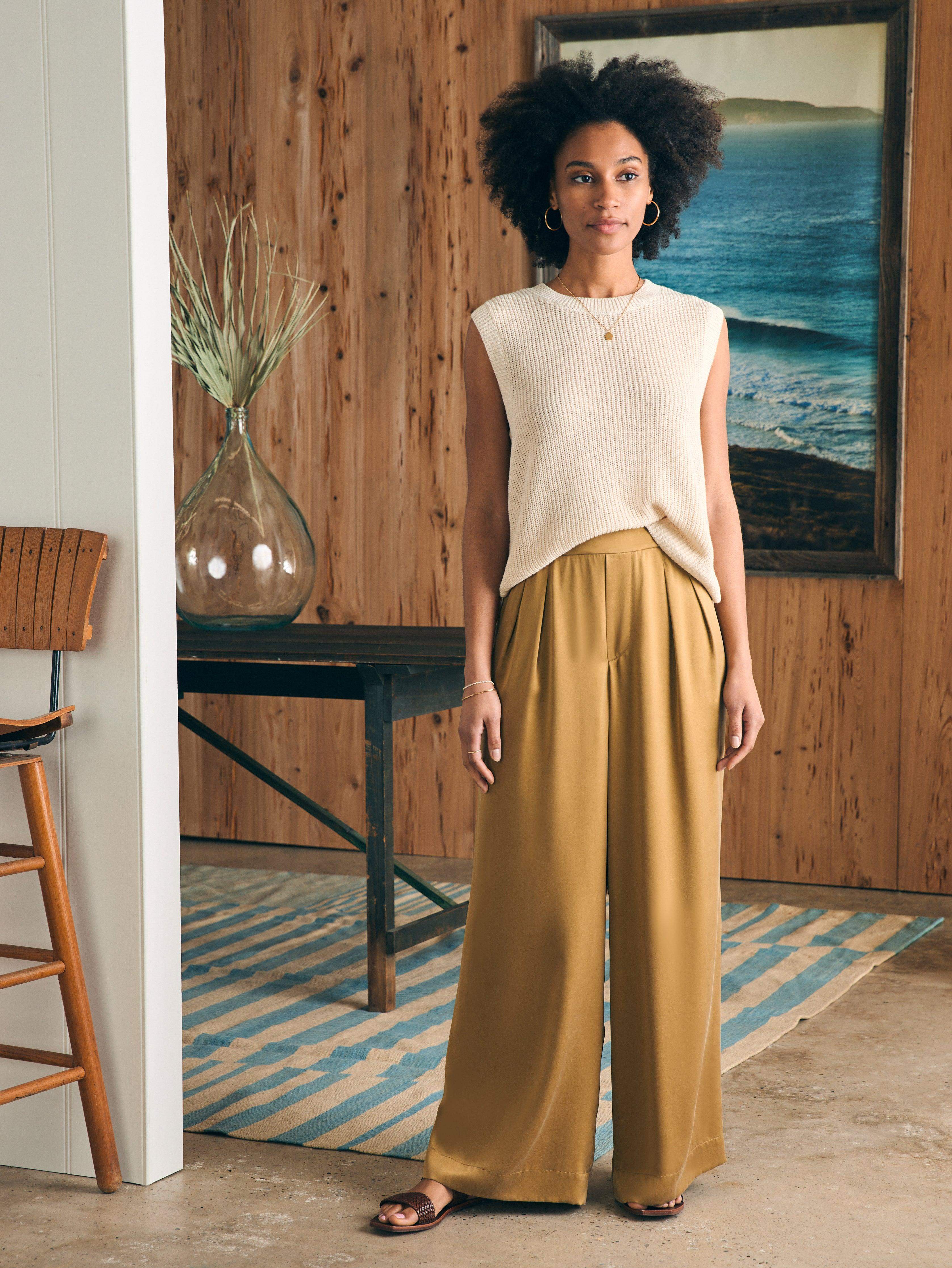 Sandwashed Silk Gemma Pant - Antique Bronze Secondary image