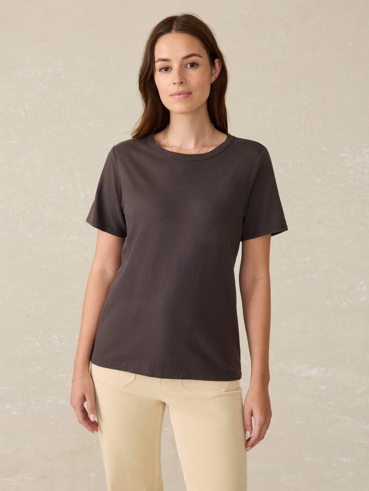 Sunwashed Crew Tee - Washed Black Main image