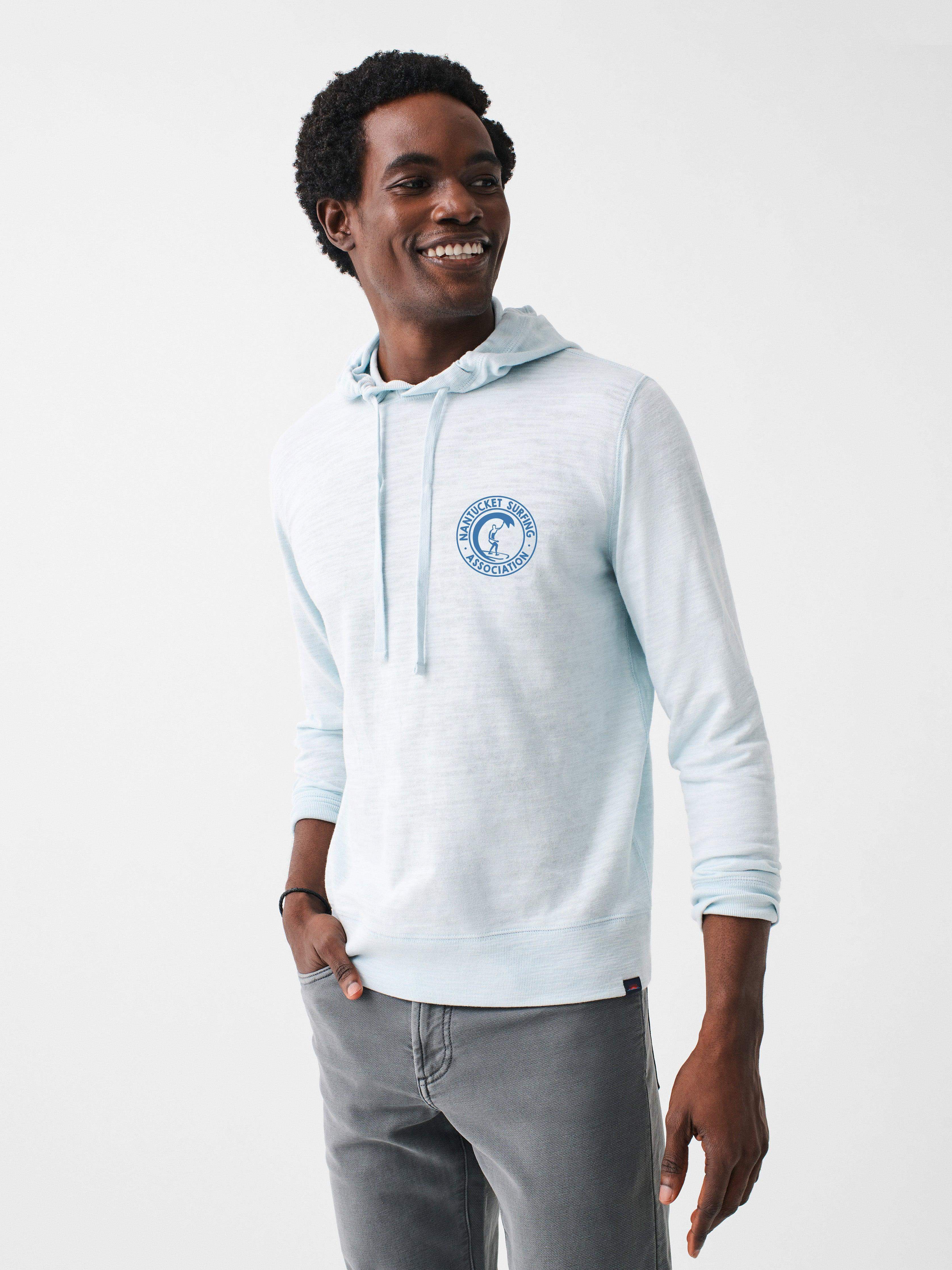 Nantucket Heritage Slub Cotton Hoodie - Sky Main image