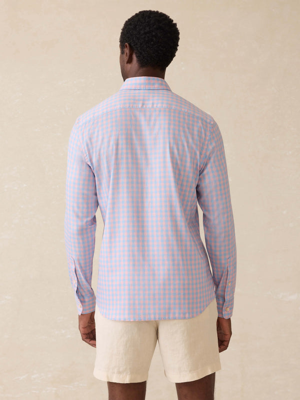 Movement™ Monterey Shirt - Coral Sky Gingham