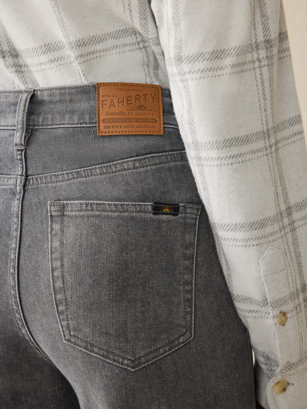 Dream Jean Wide Leg - Ash Grey Wash
