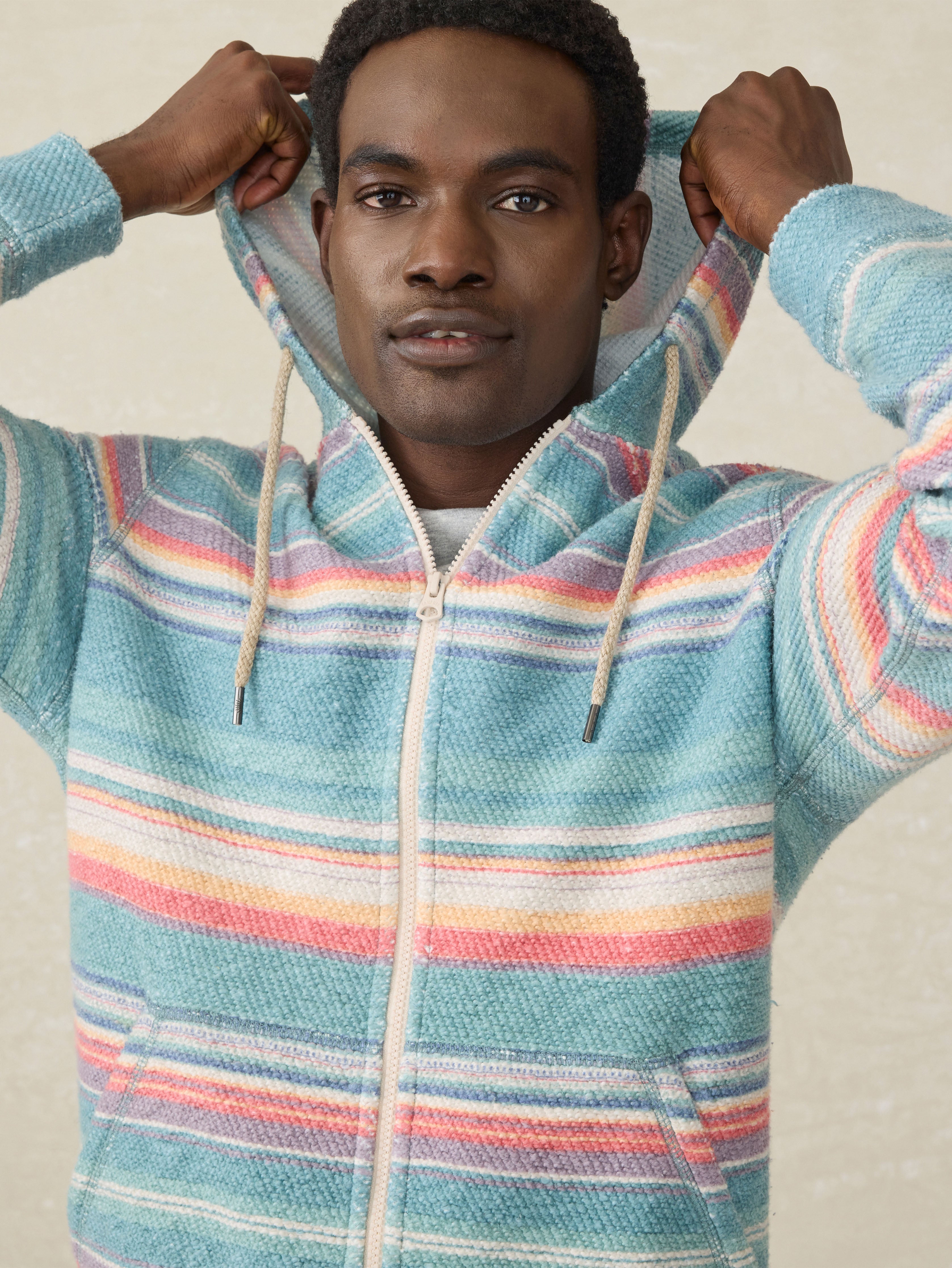 Whitewater Full Zip Hoodie - Island Sunrise Secondary image