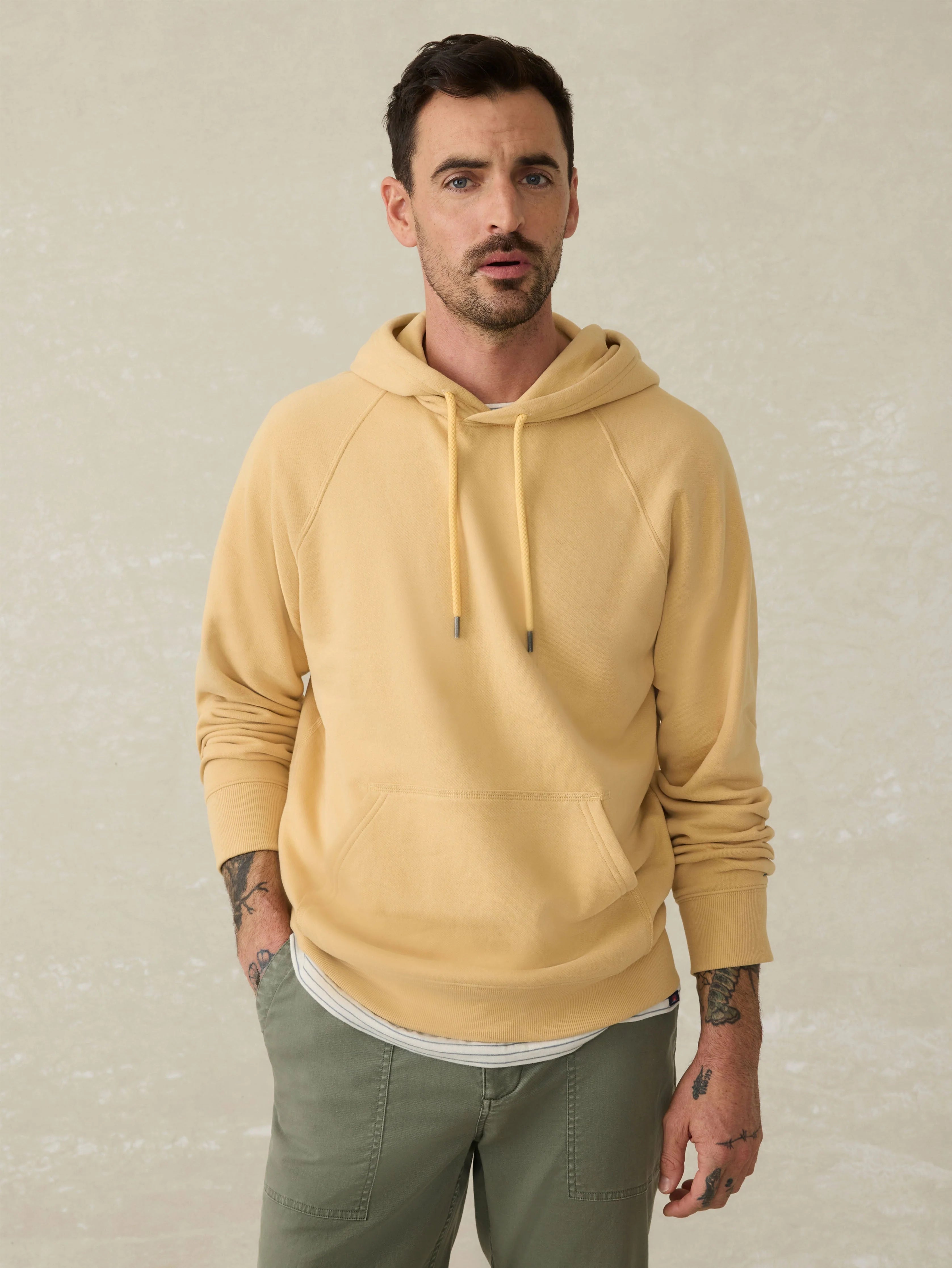 High Standard Fleece Hoodie - Sun Yellow Main image