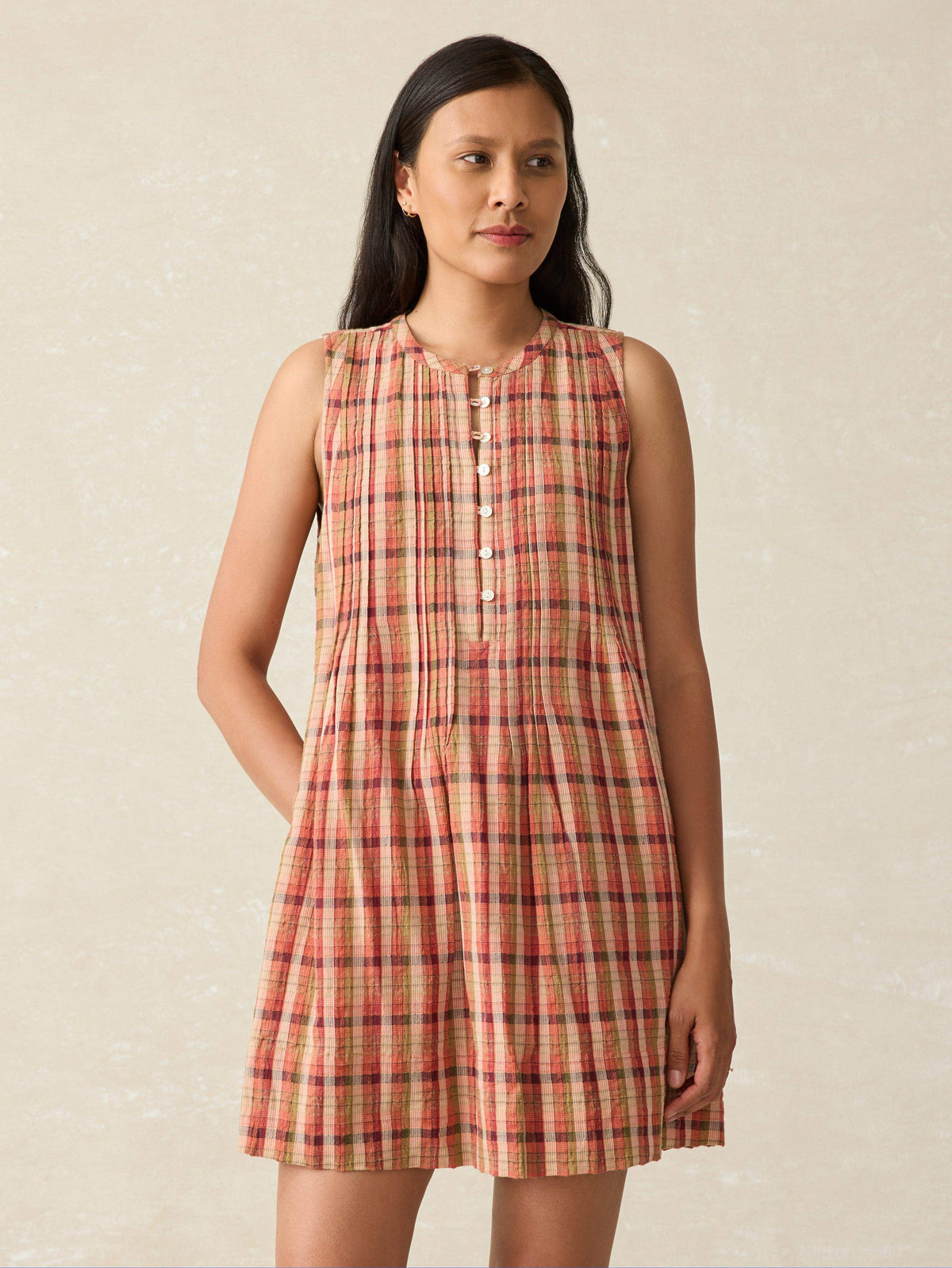 Isha Dress - Sunset Gingham Main image