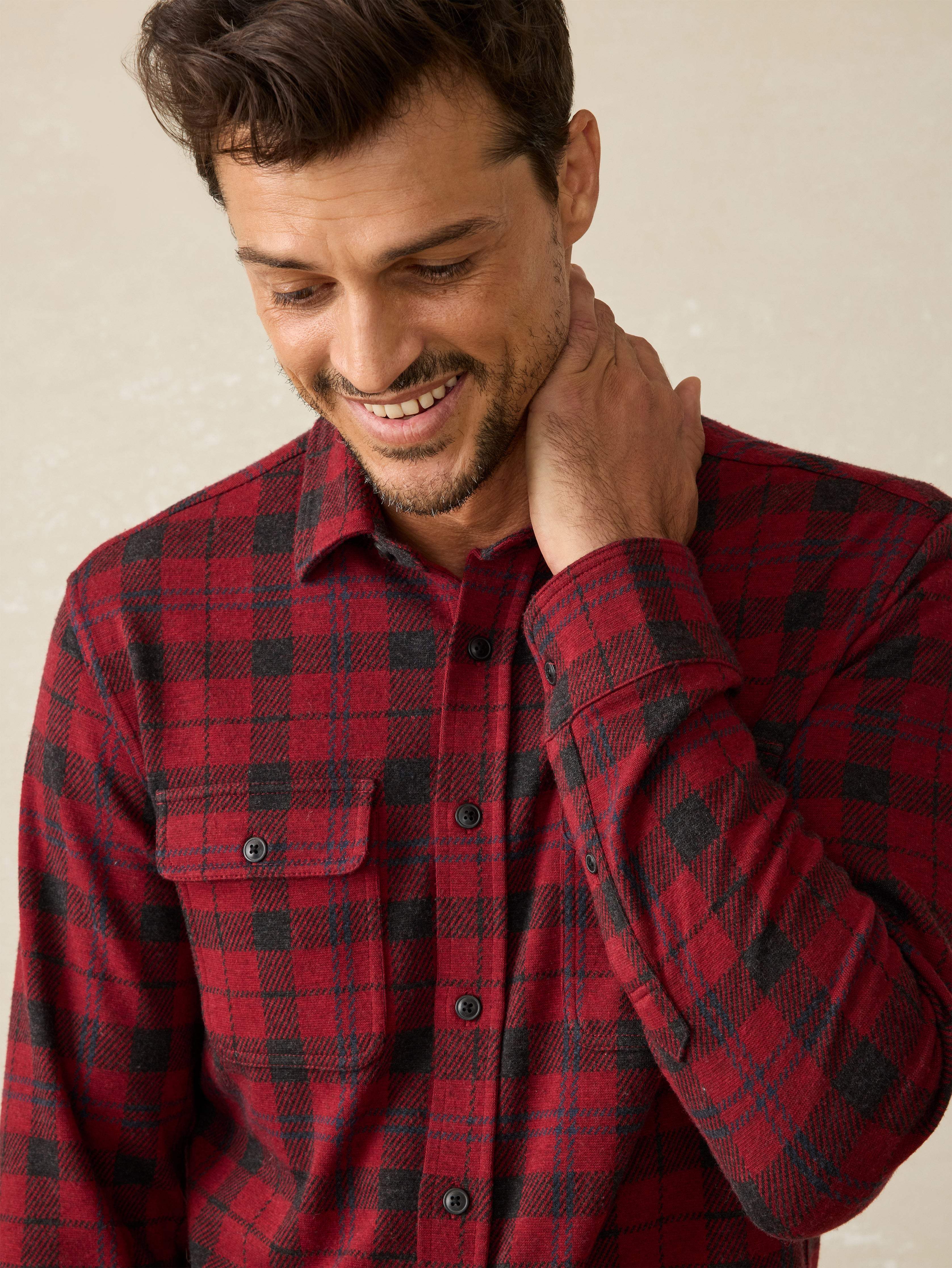Legend™ Sweater Shirt - Cherry Creek Plaid Secondary image