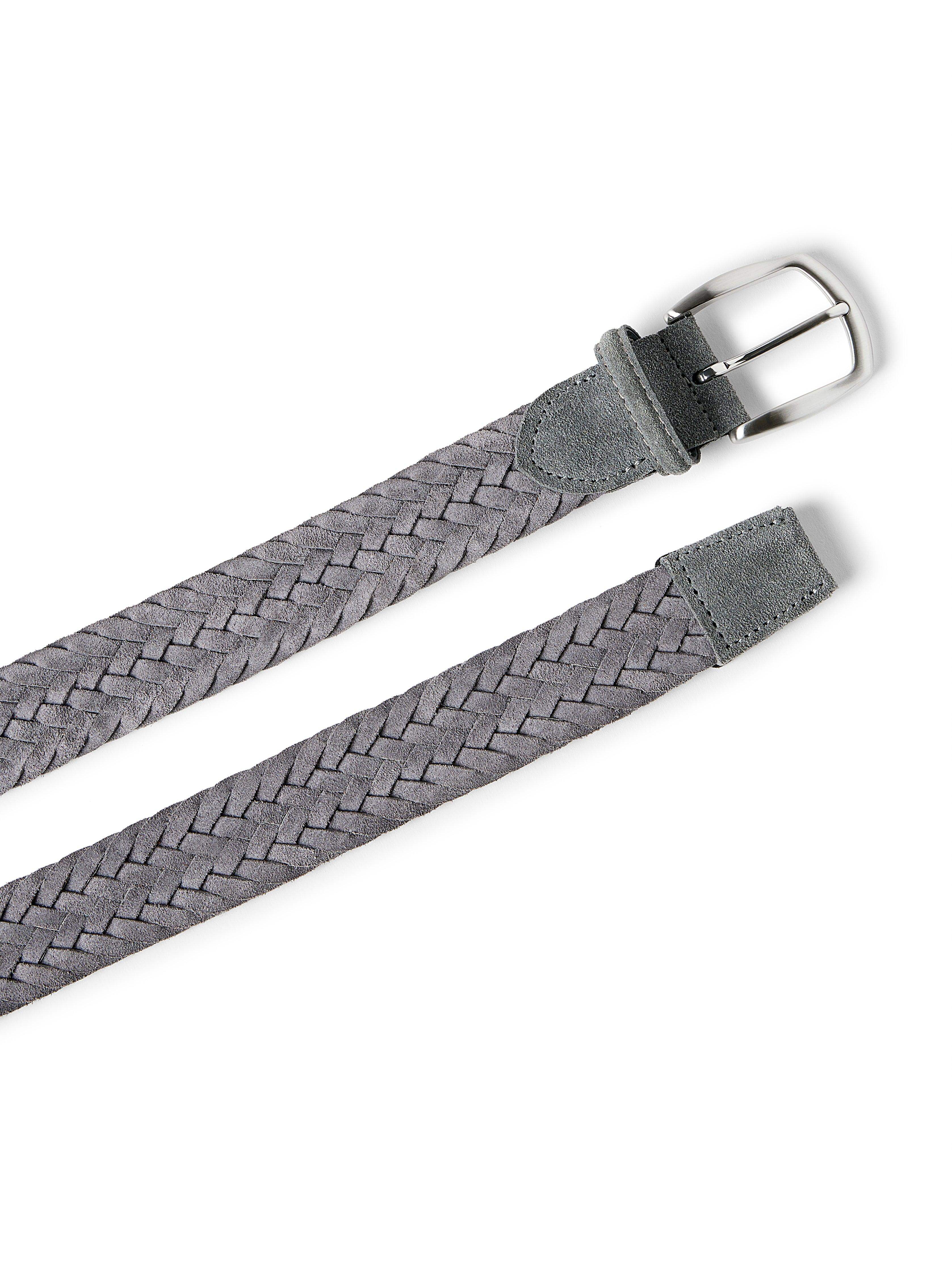 Suede Woven Belt - Grey Secondary image